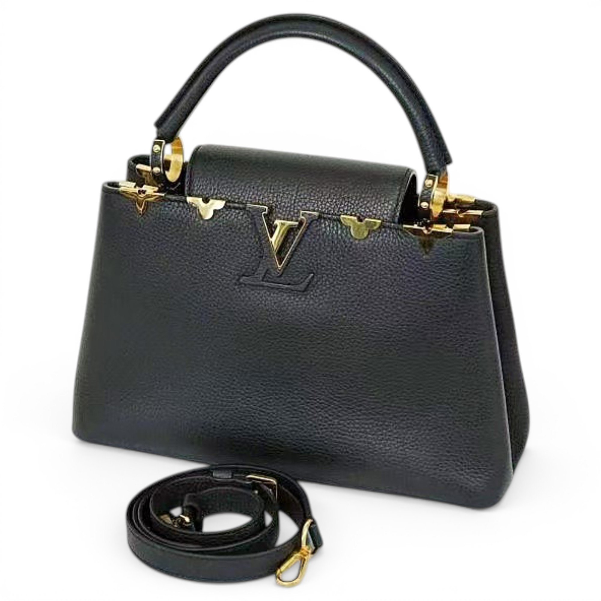 Capucines leather handbag