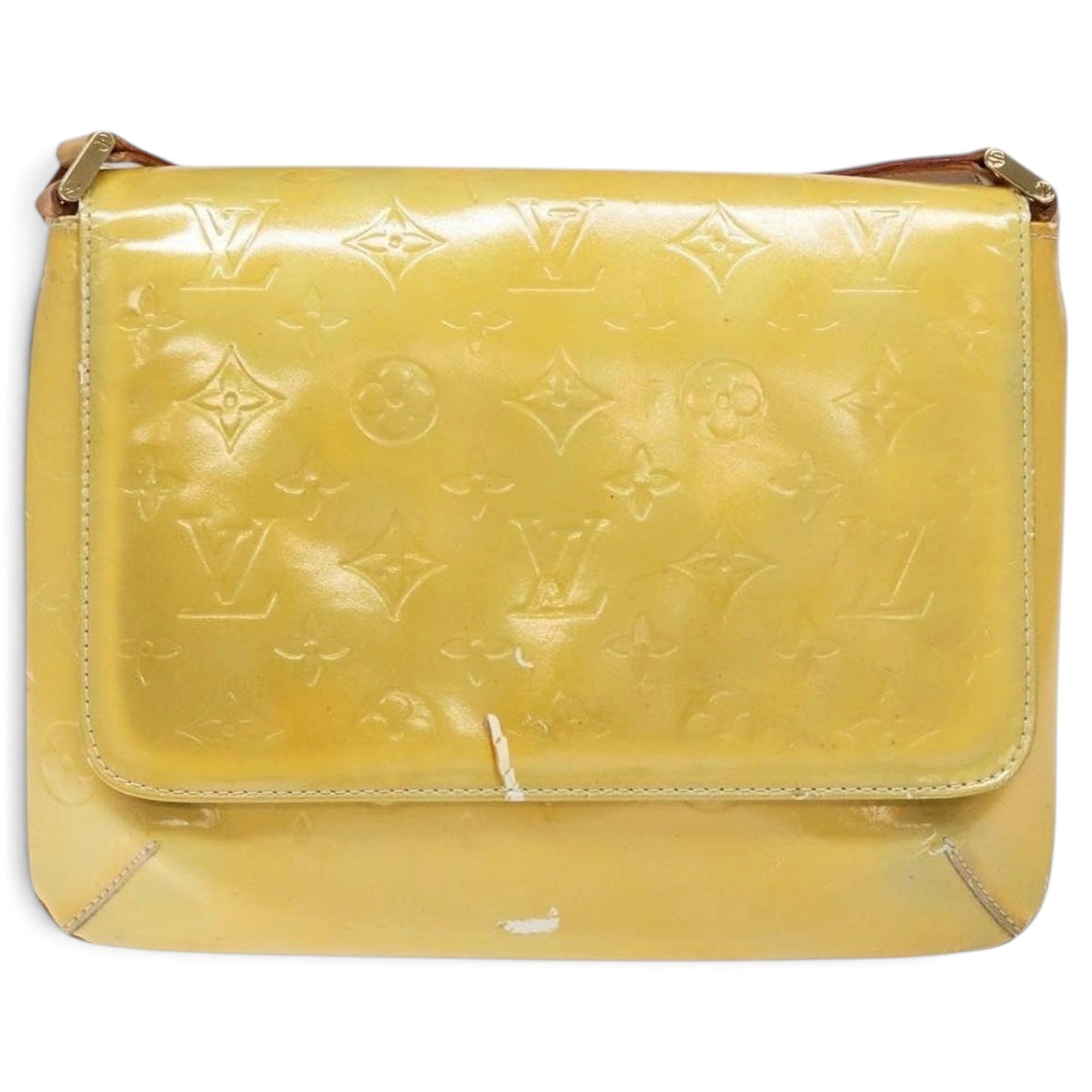 Thompson patent leather handbag
