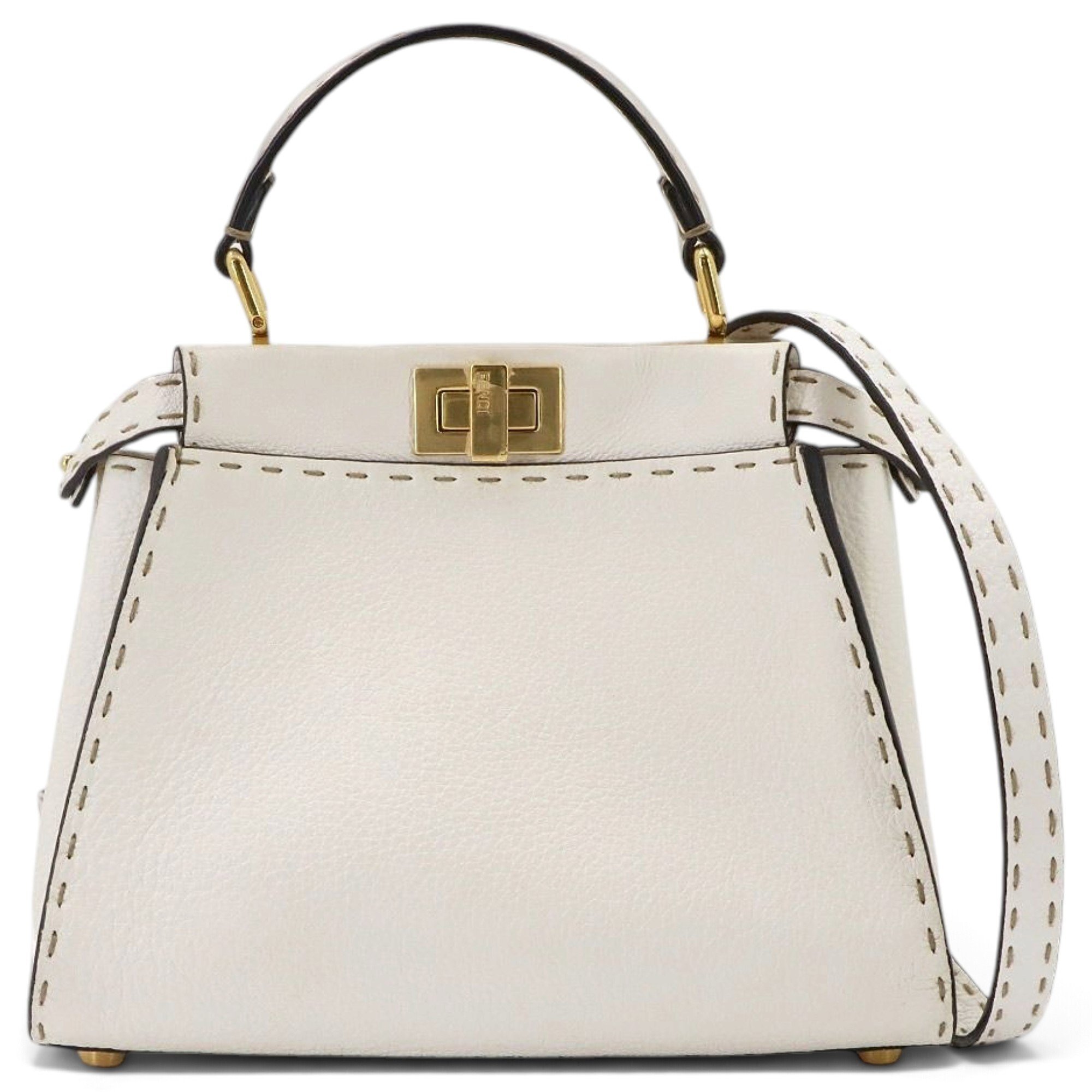 Peekaboo leather handbag