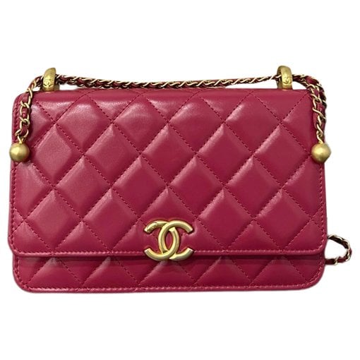 Wallet On Chain Chanel 19 leather handbag