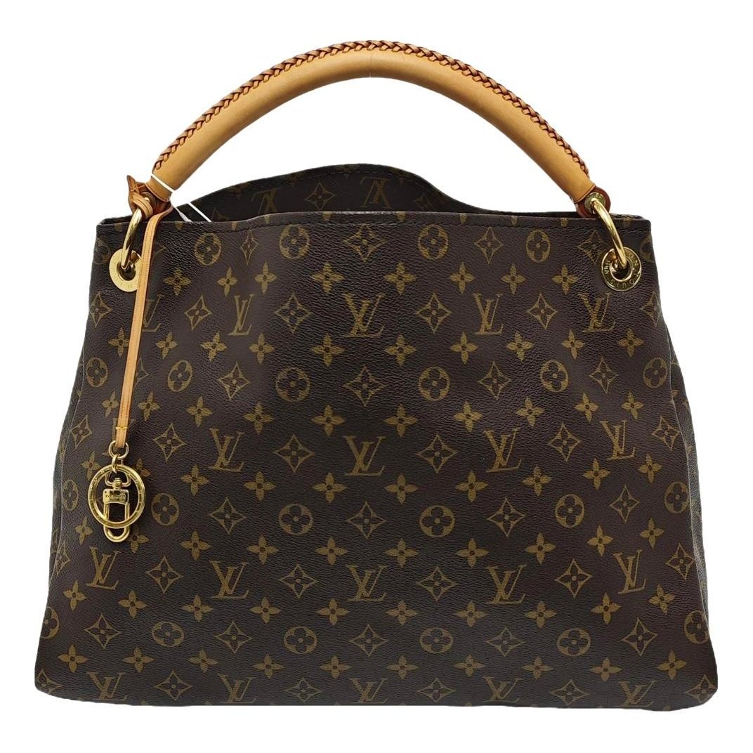 Artsy leather handbag