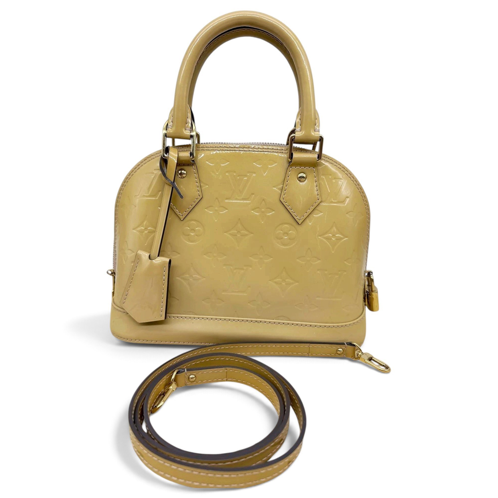Alma BB patent leather handbag