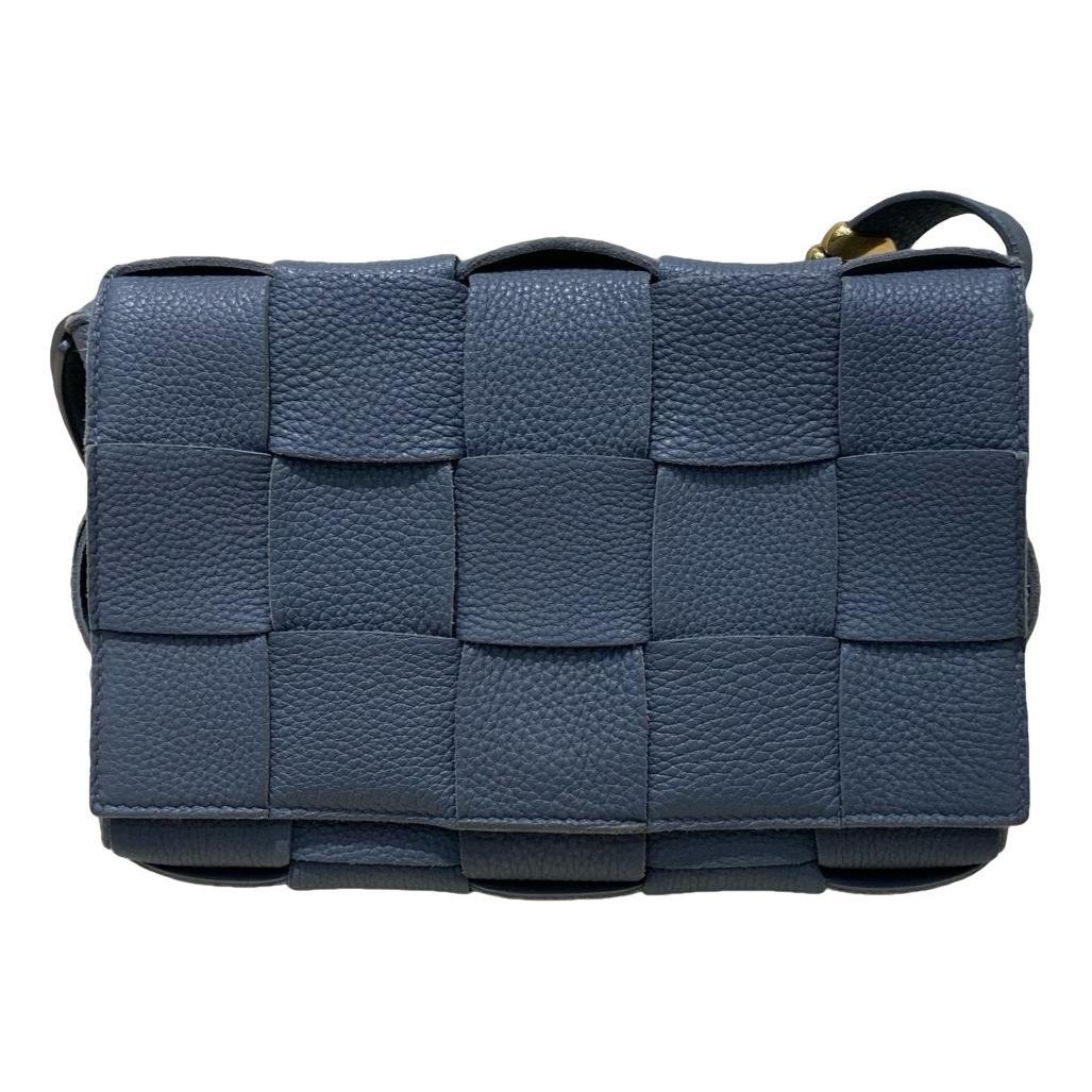 Cassette leather handbag