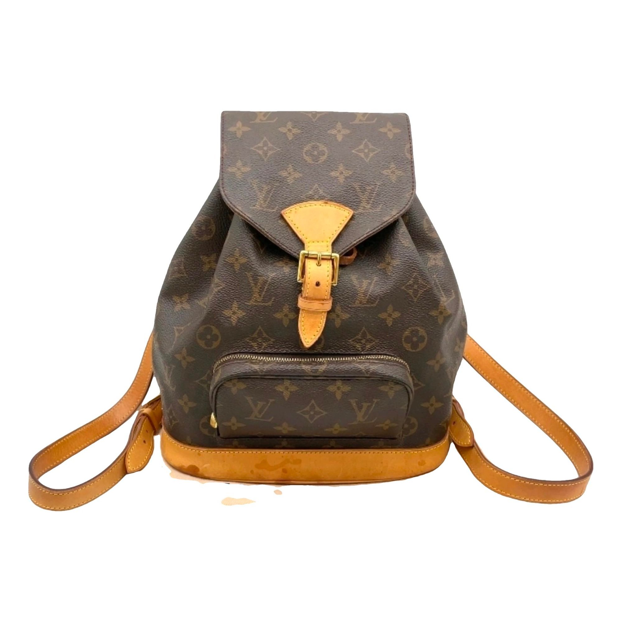 Louis Vuitton Montsouris Vintage leather backpack