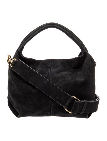 Manu Atelier Suede Top Handle Bag
