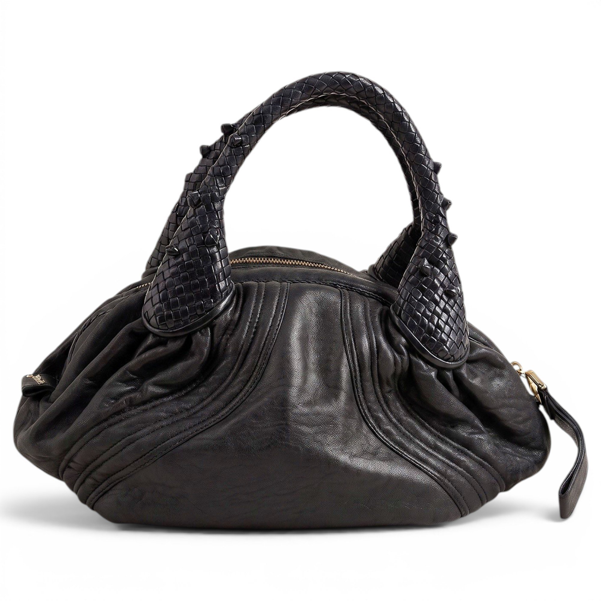 Spy leather handbag