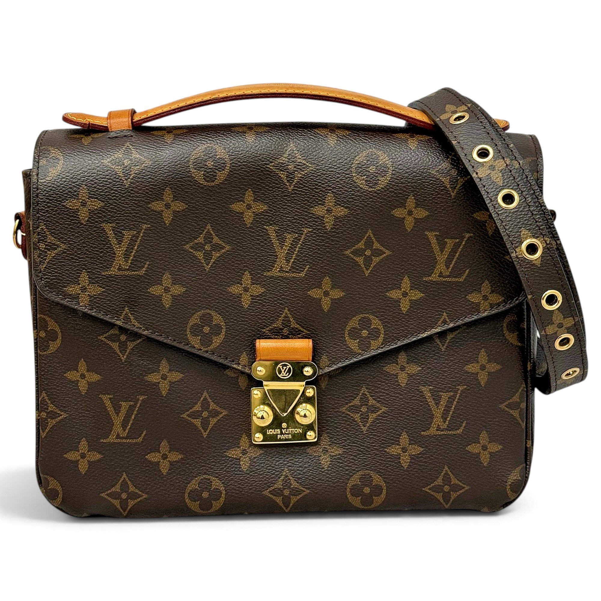 Metis leather handbag