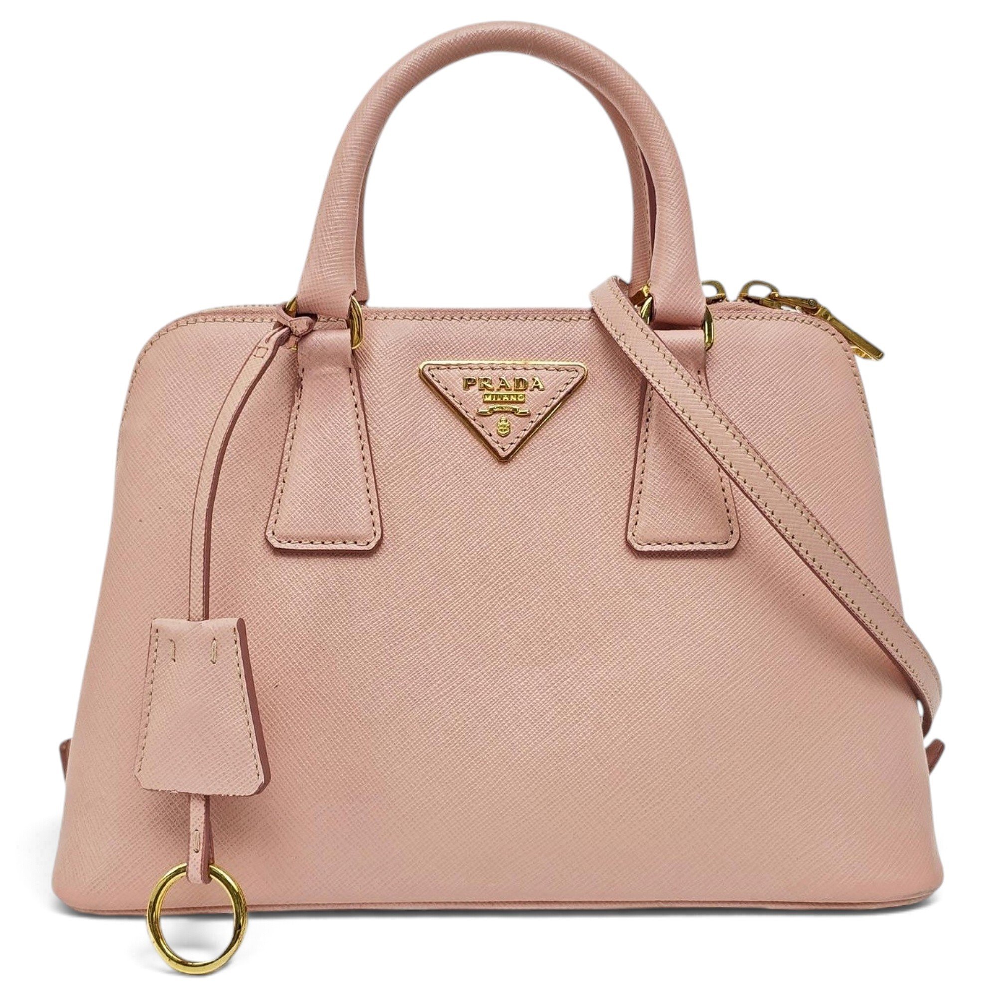 Promenade leather handbag