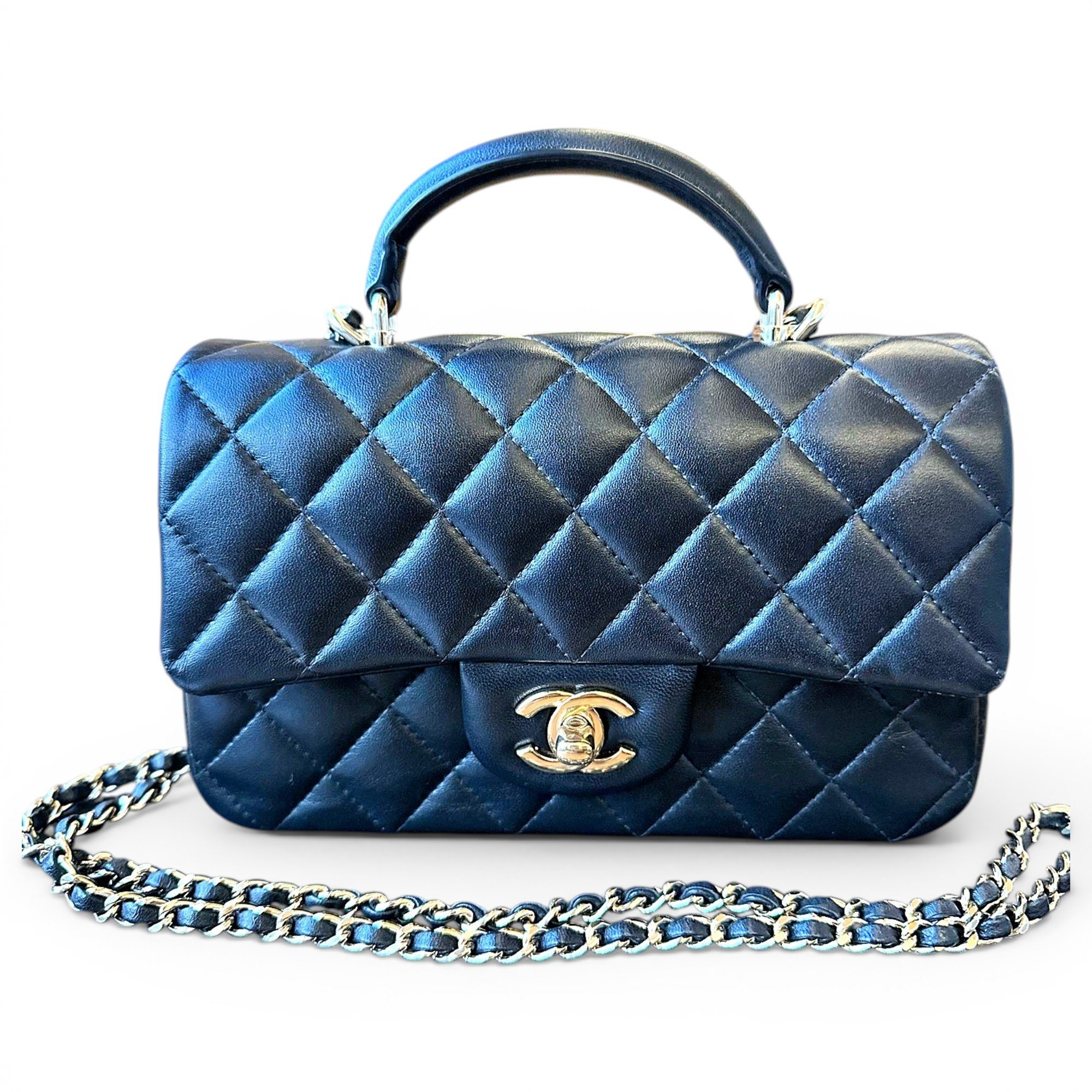 Timeless Classique Top Handle leather handbag