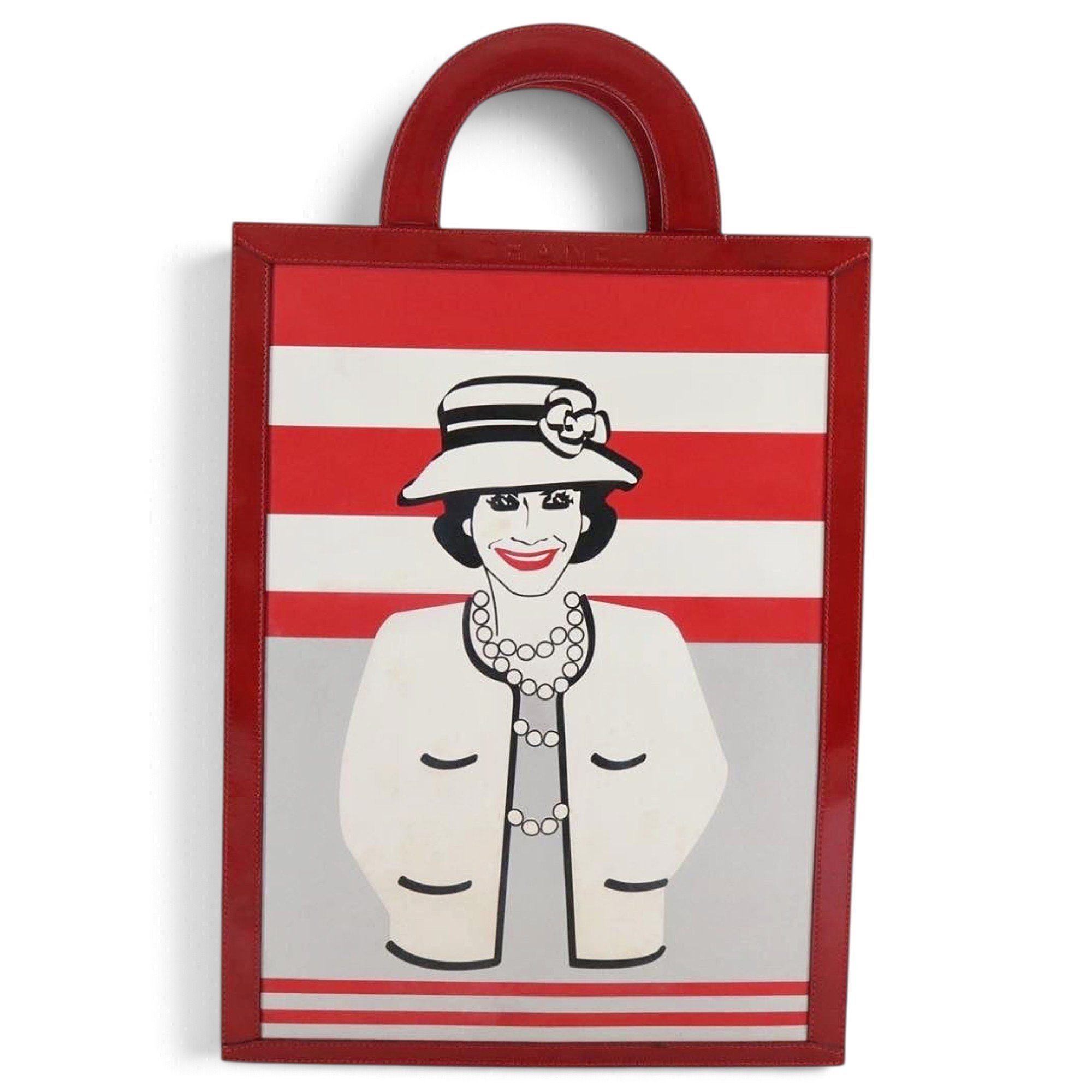Mademoiselle leather tote