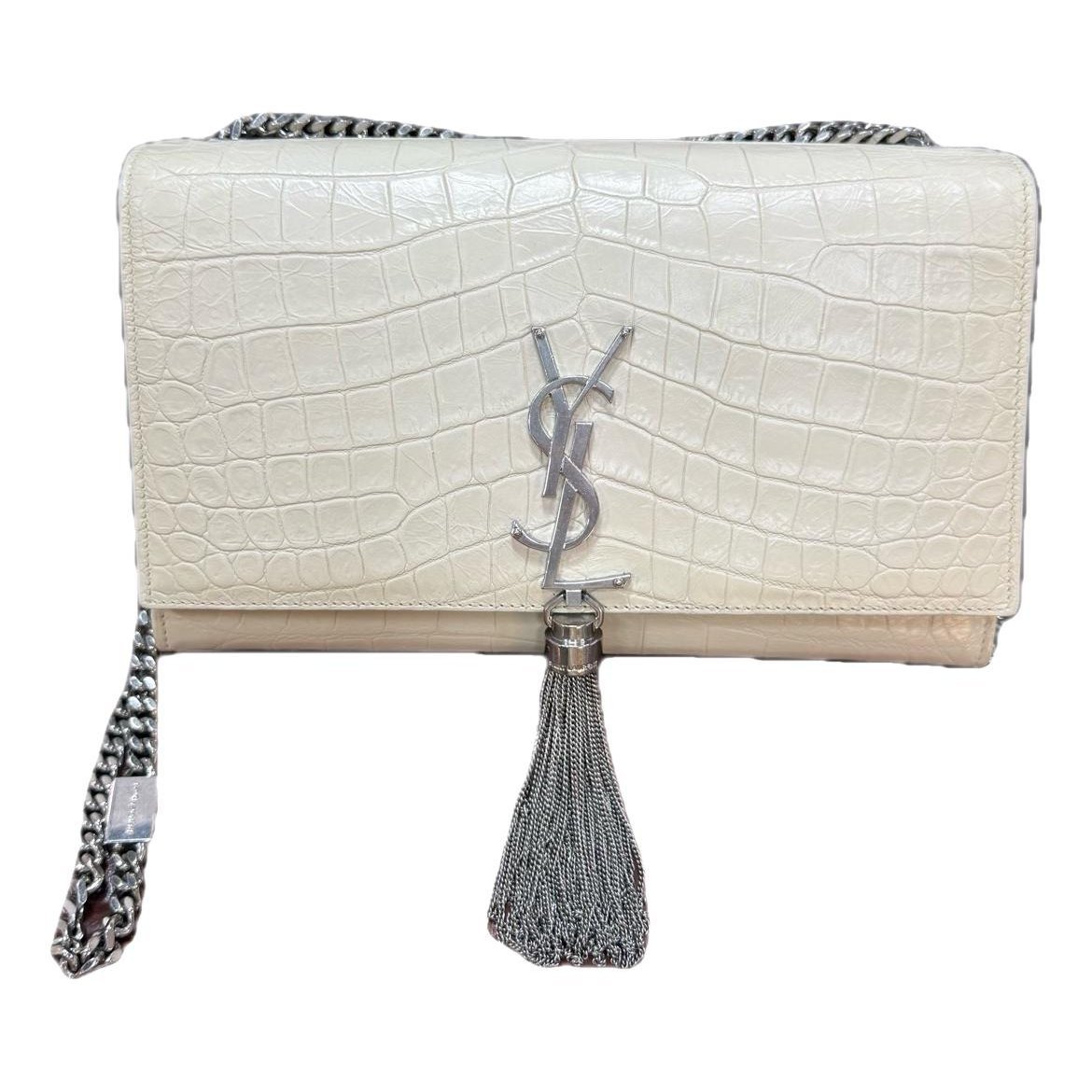 Pompom Kate leather handbag