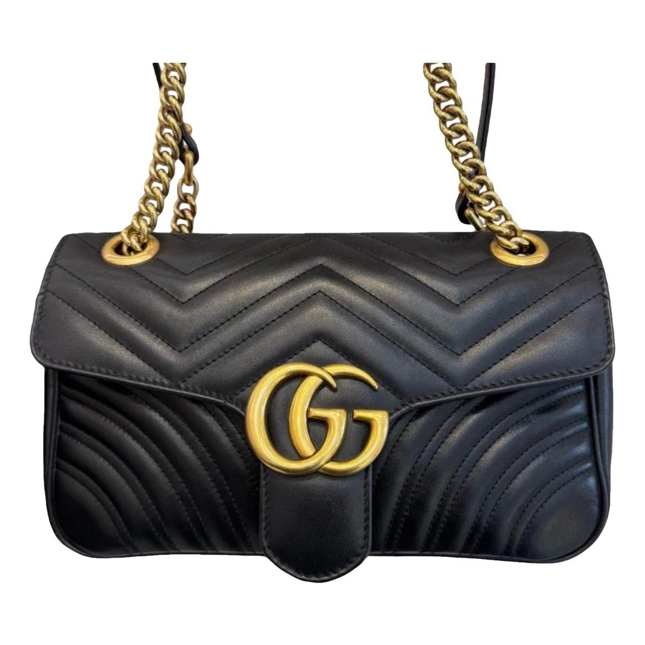 GG Marmont Flap leather crossbody bag