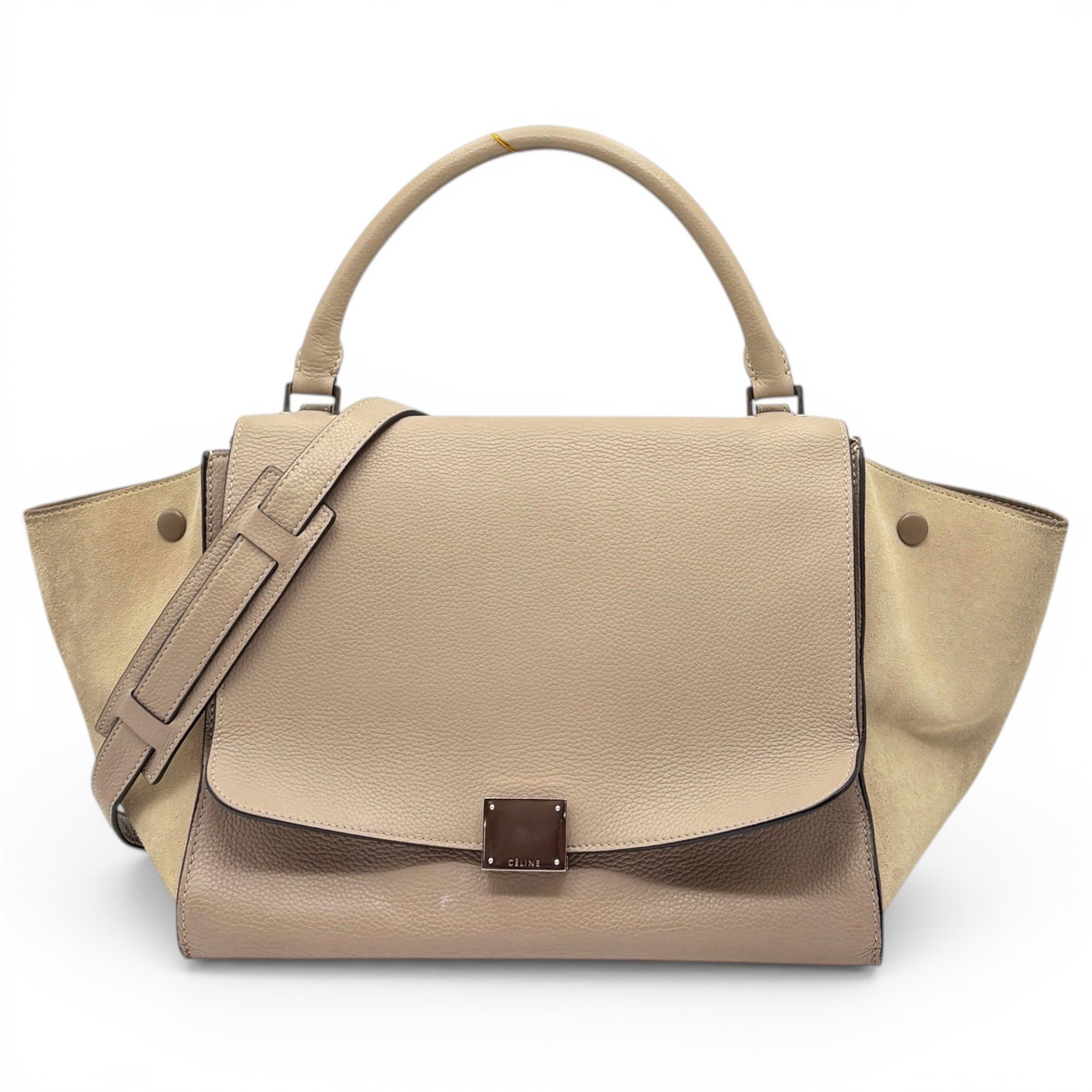 Trapèze pony-style calfskin handbag