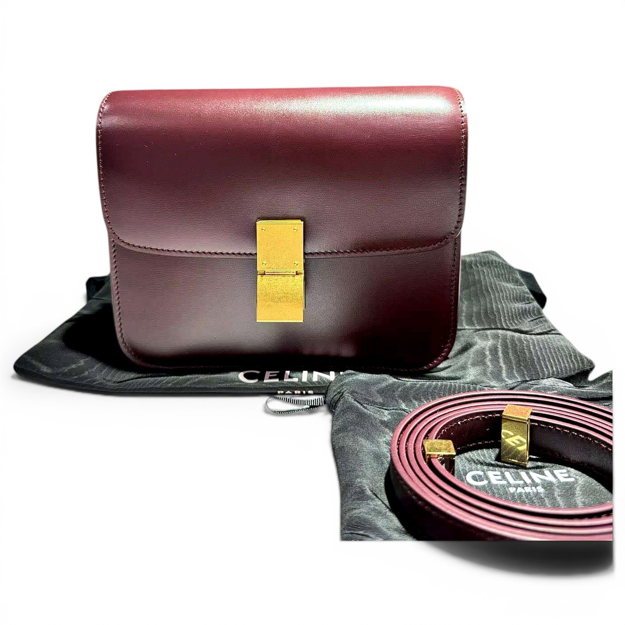 Classic leather handbag