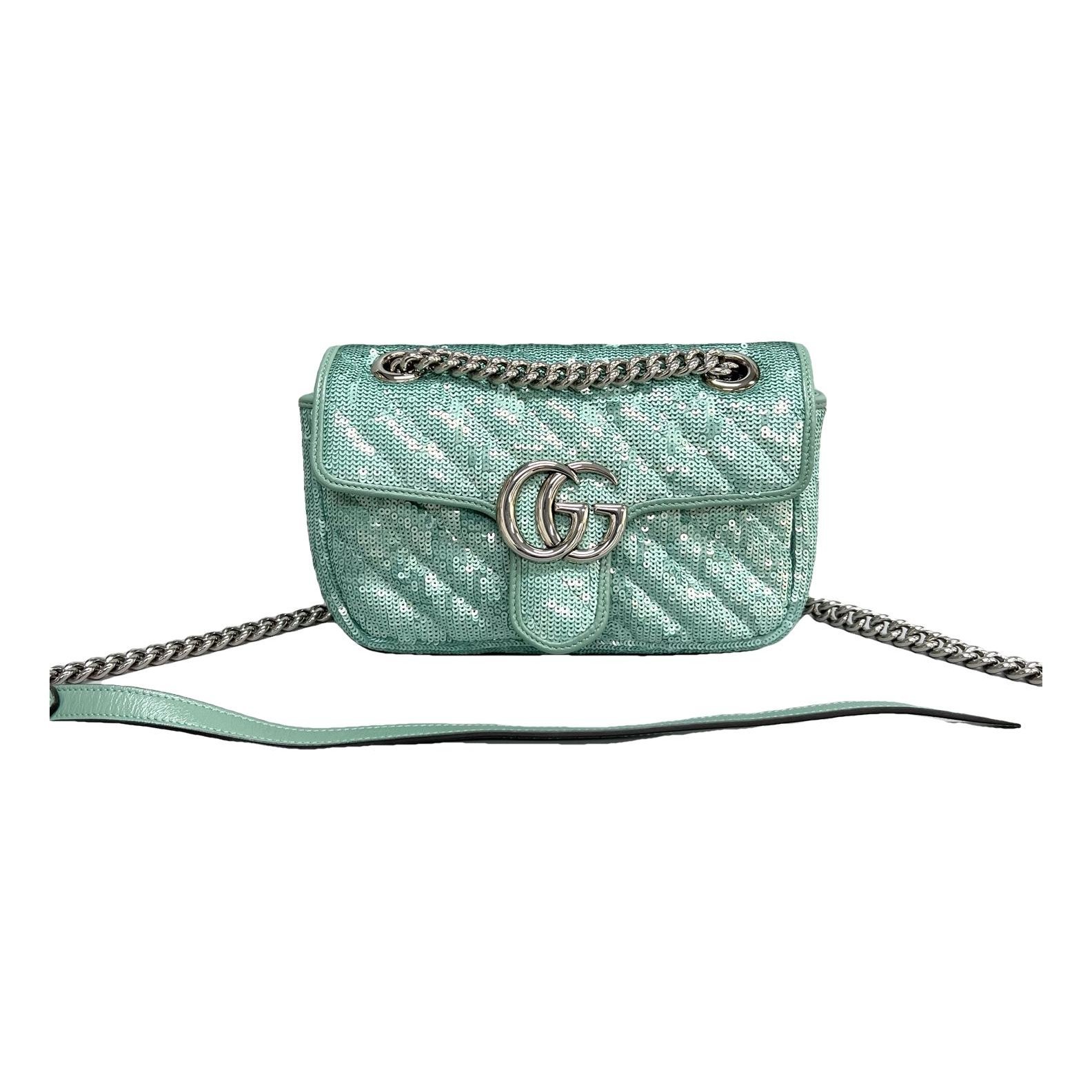 GG Marmont Flap leather handbag