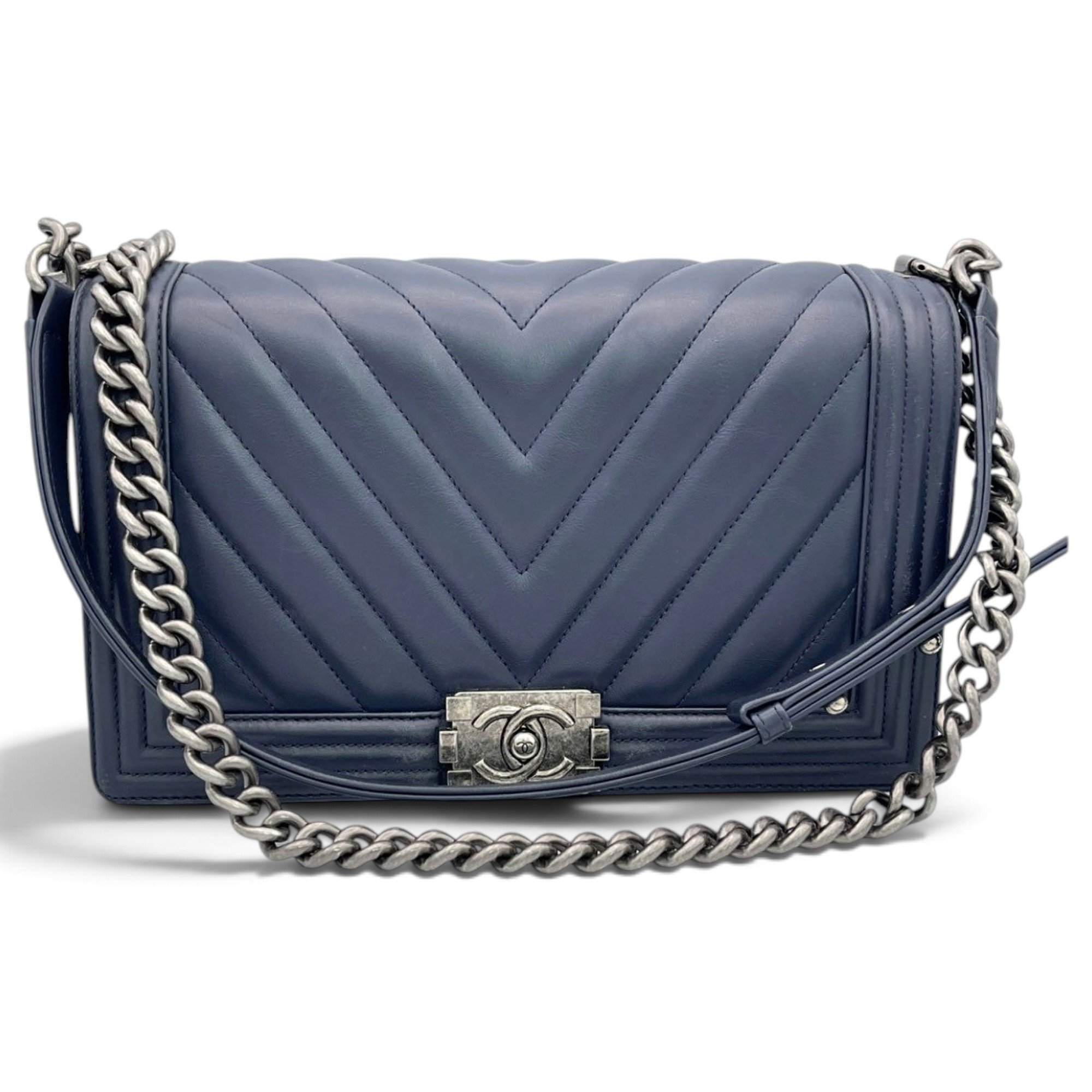Boy leather crossbody bag