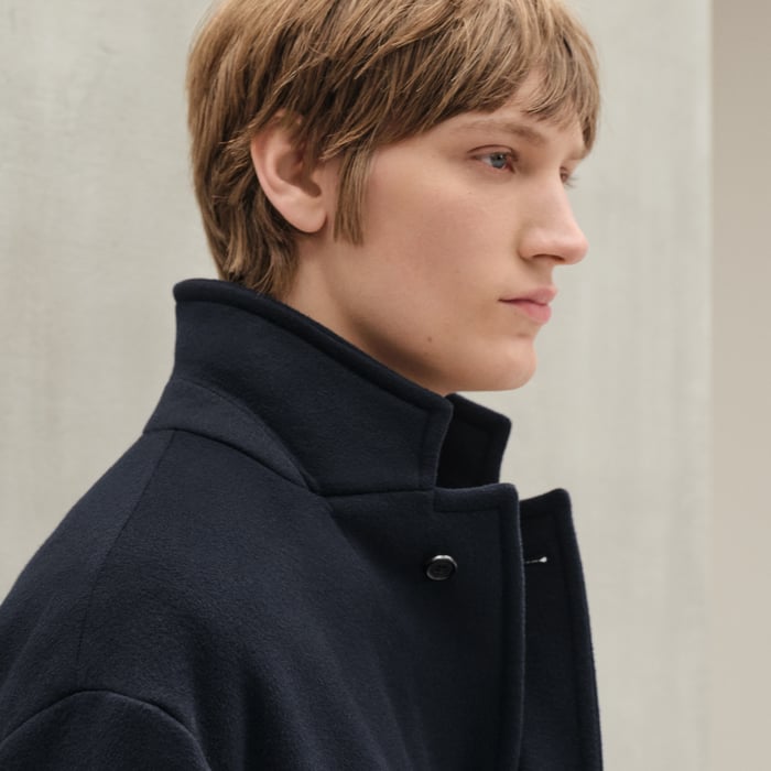 Marine Petit Paul Cashmere Coat