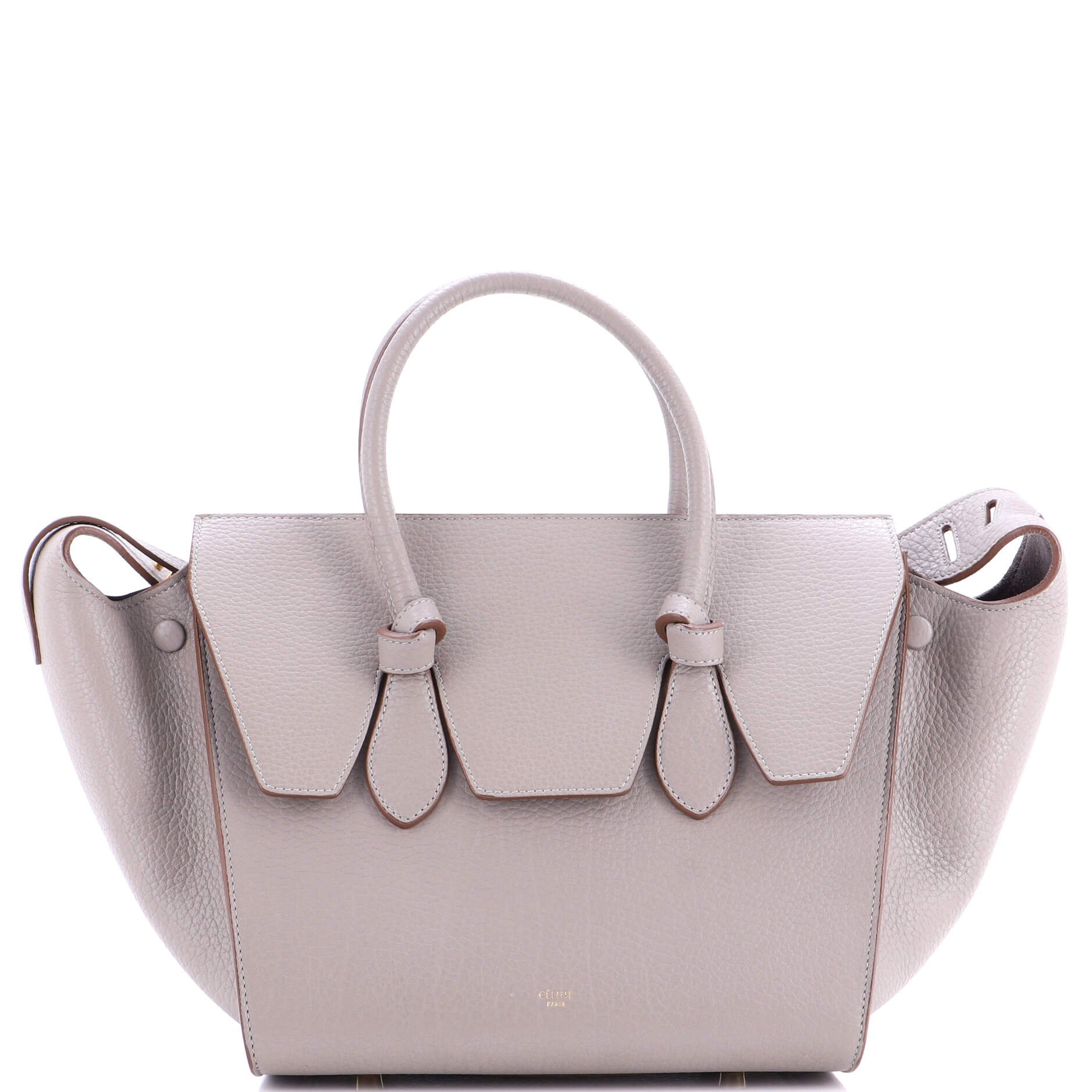 Celine Tie Knot Tote Grainy Leather Mini