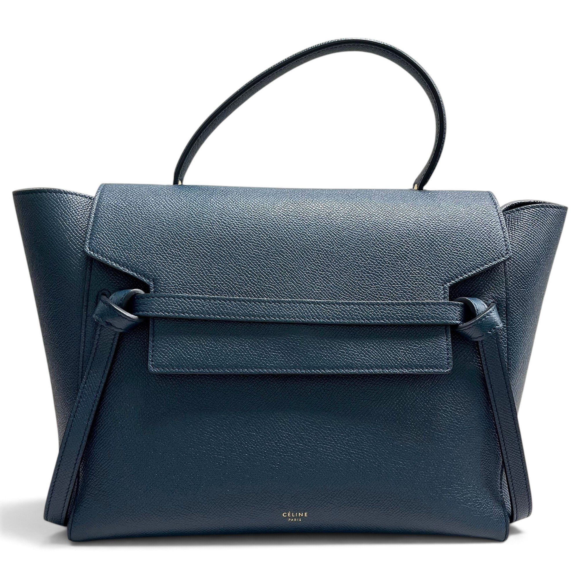 Belt leather handbag
