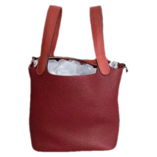 Picotin leather handbag