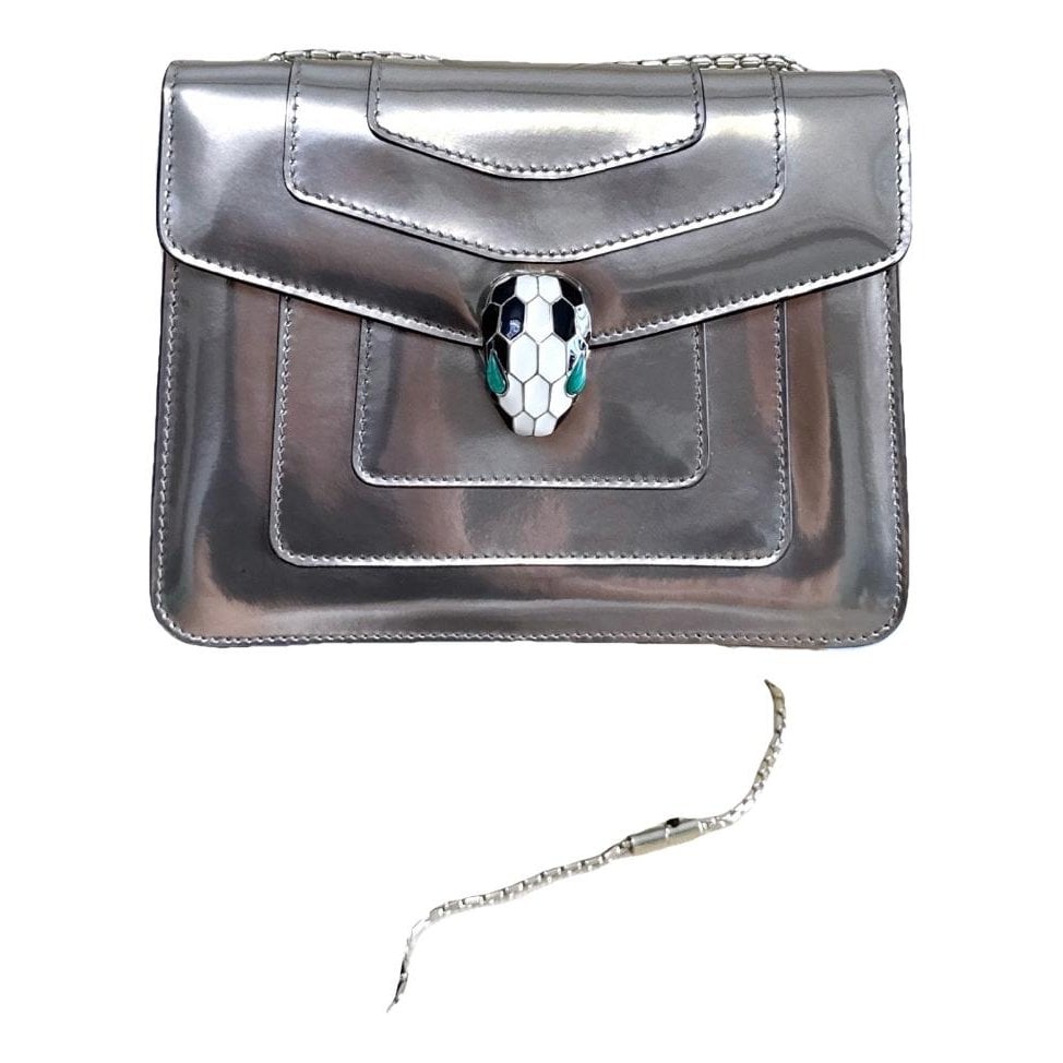 Serpenti leather handbag