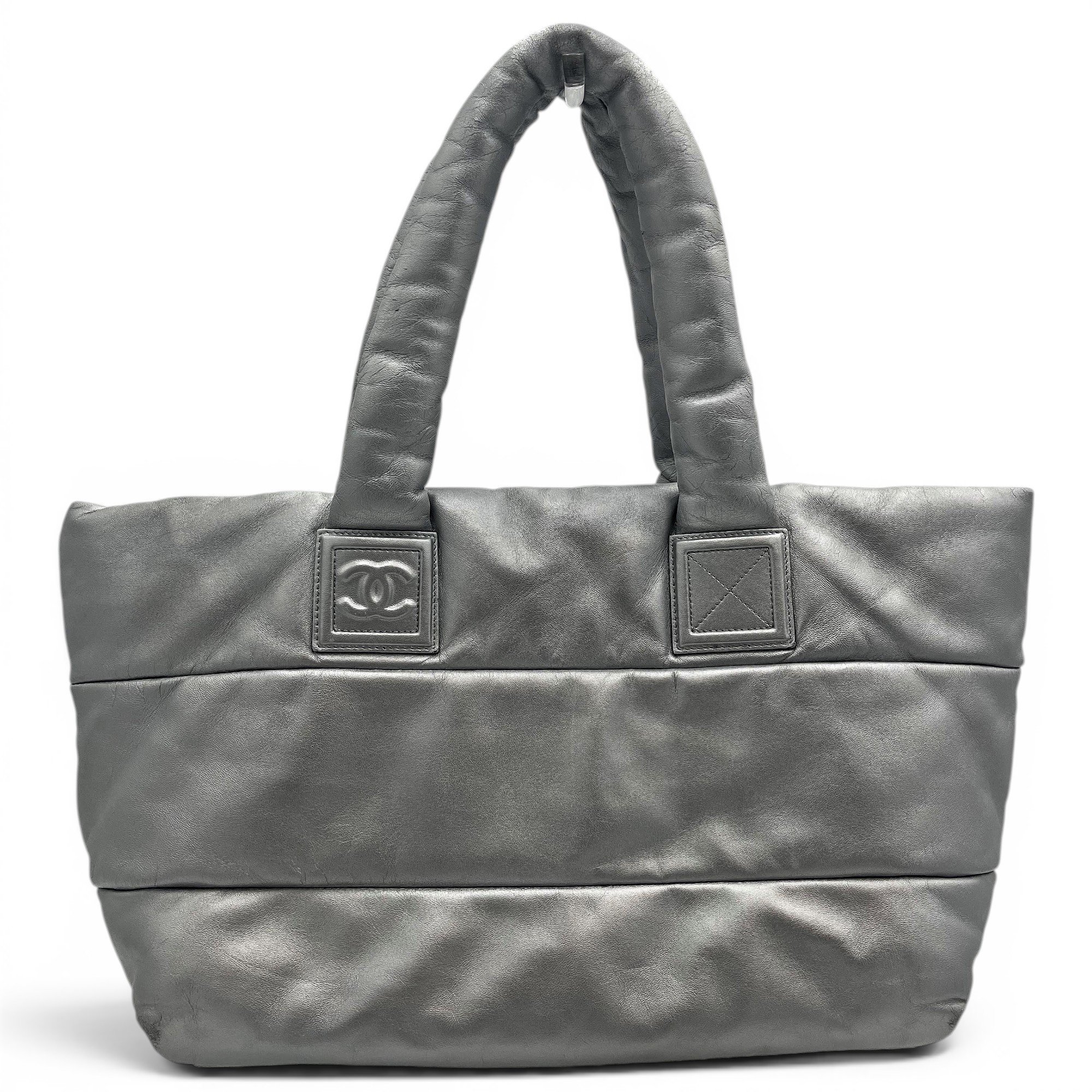 Cocoon leather handbag