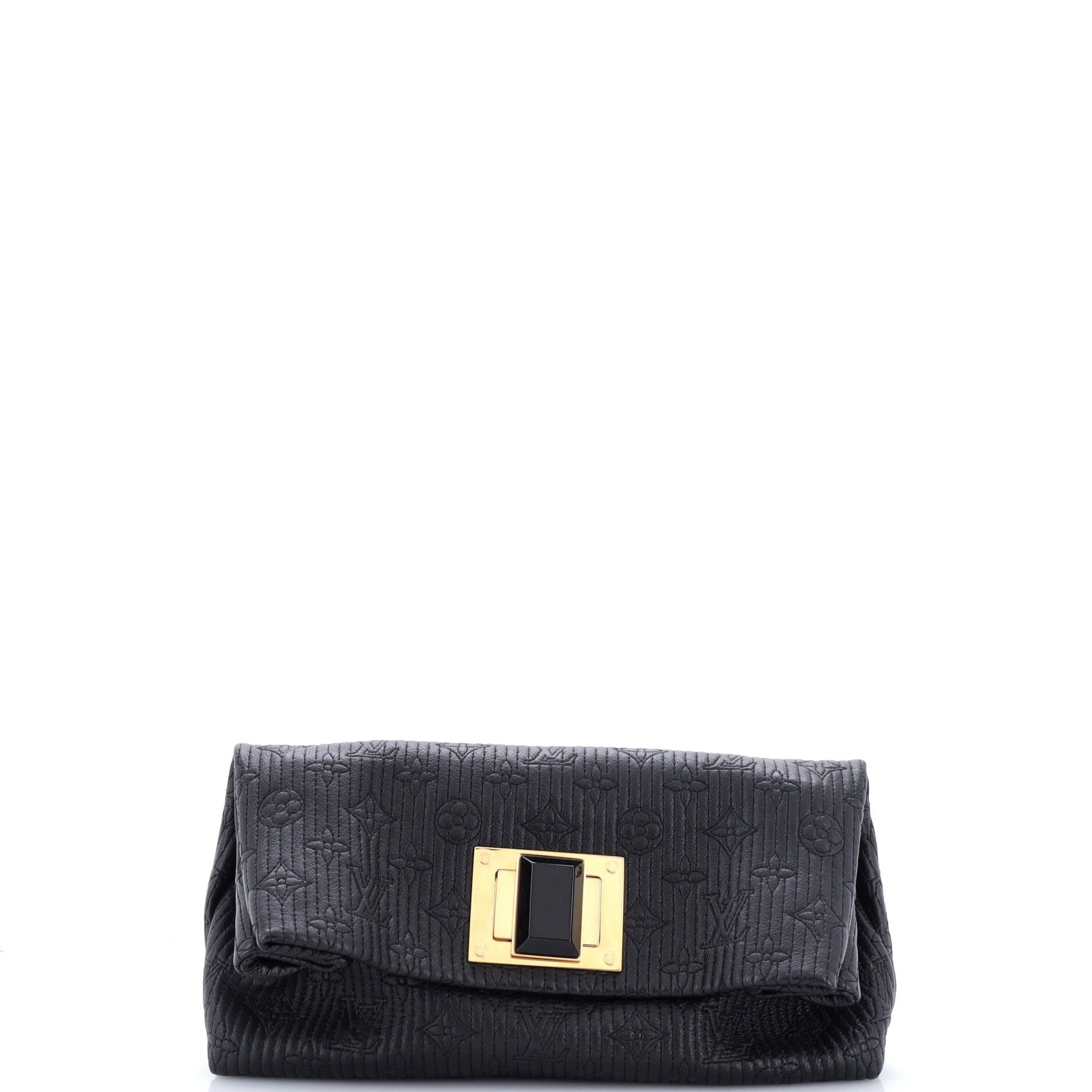 Altair Clutch Quilted Monogram Leather