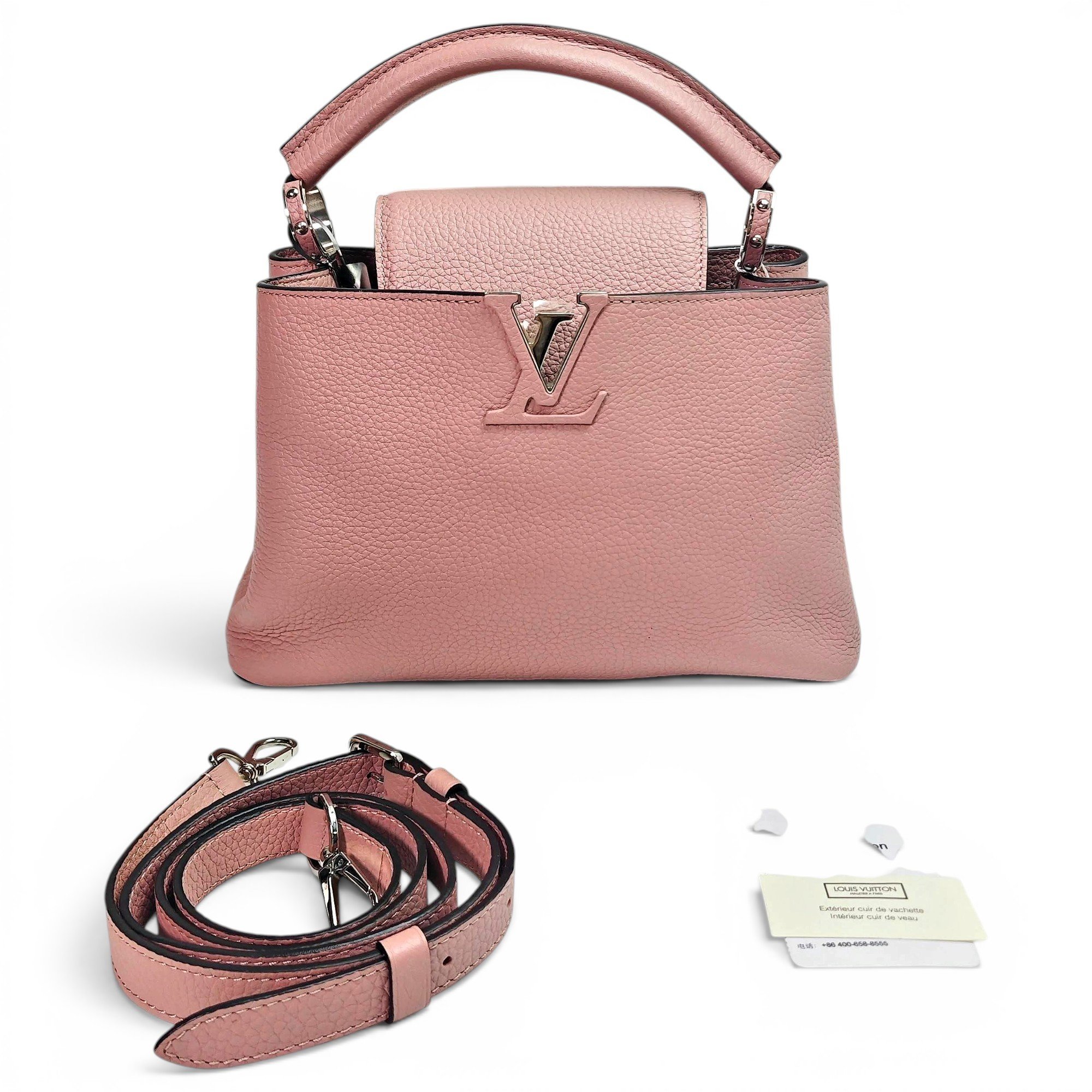 Capucines leather handbag
