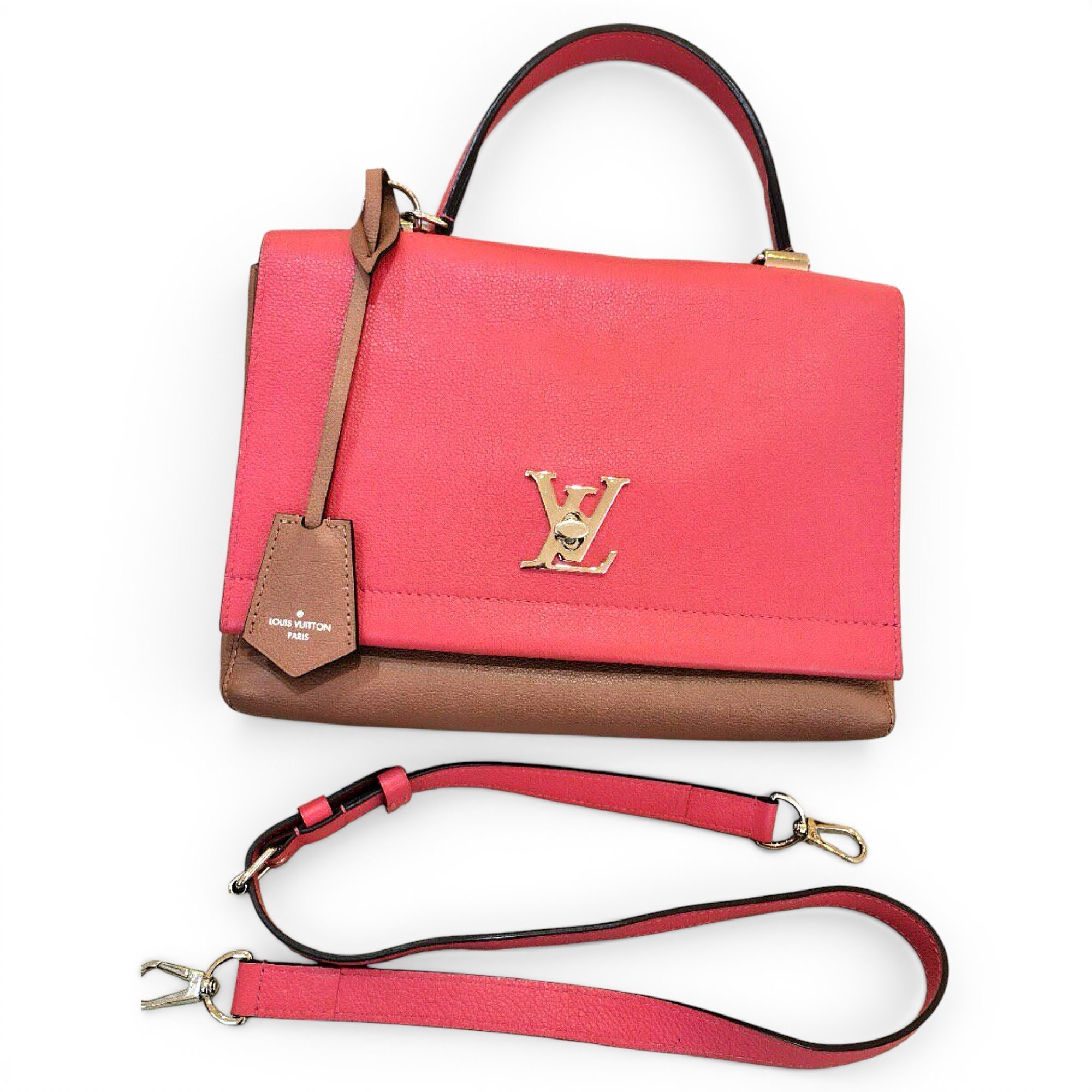 Lockme leather handbag