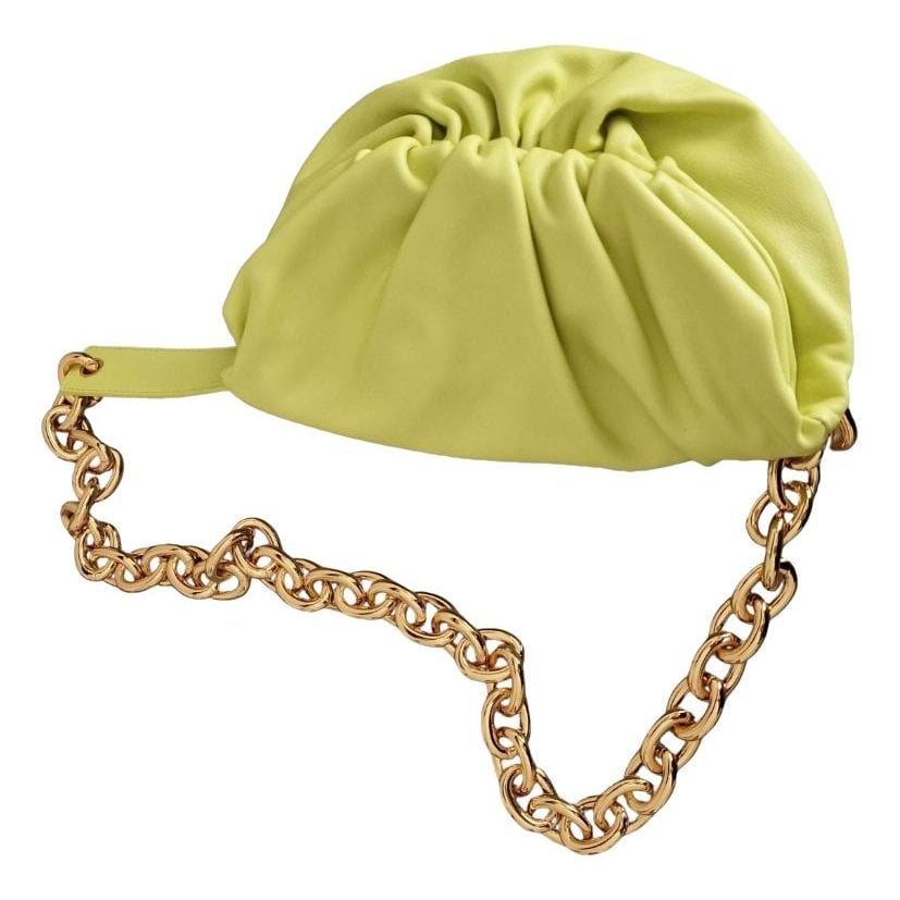 Chain Pouch leather handbag