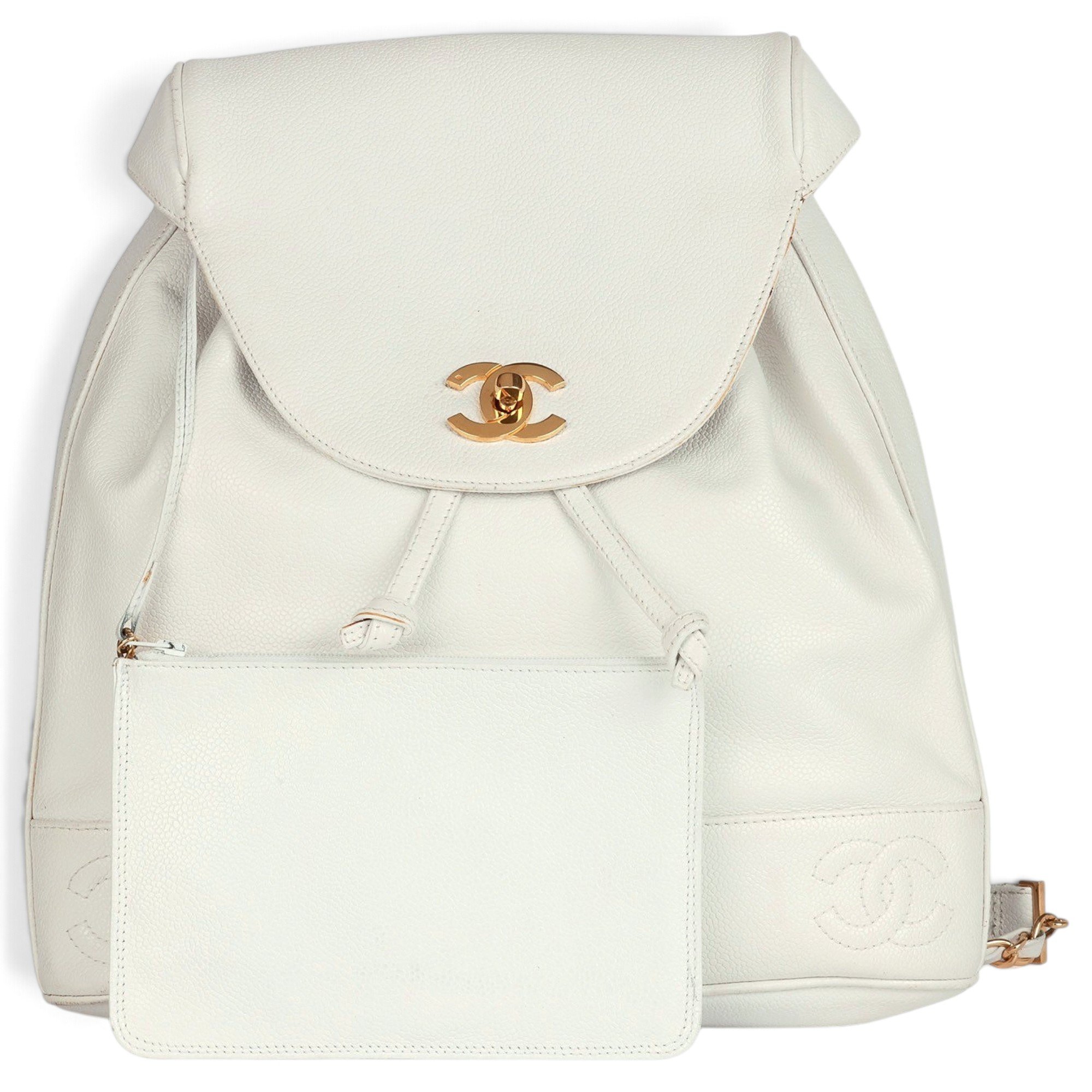 Leather backpack
