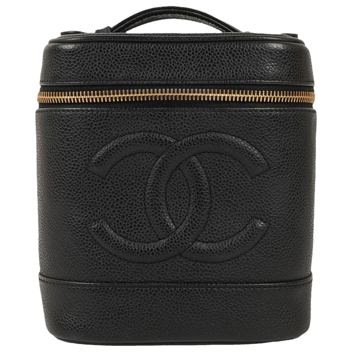 Vanity leather handbag