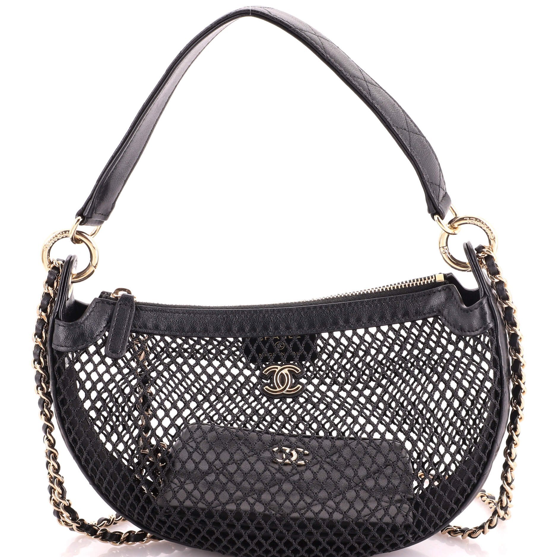 Leather clutch bag