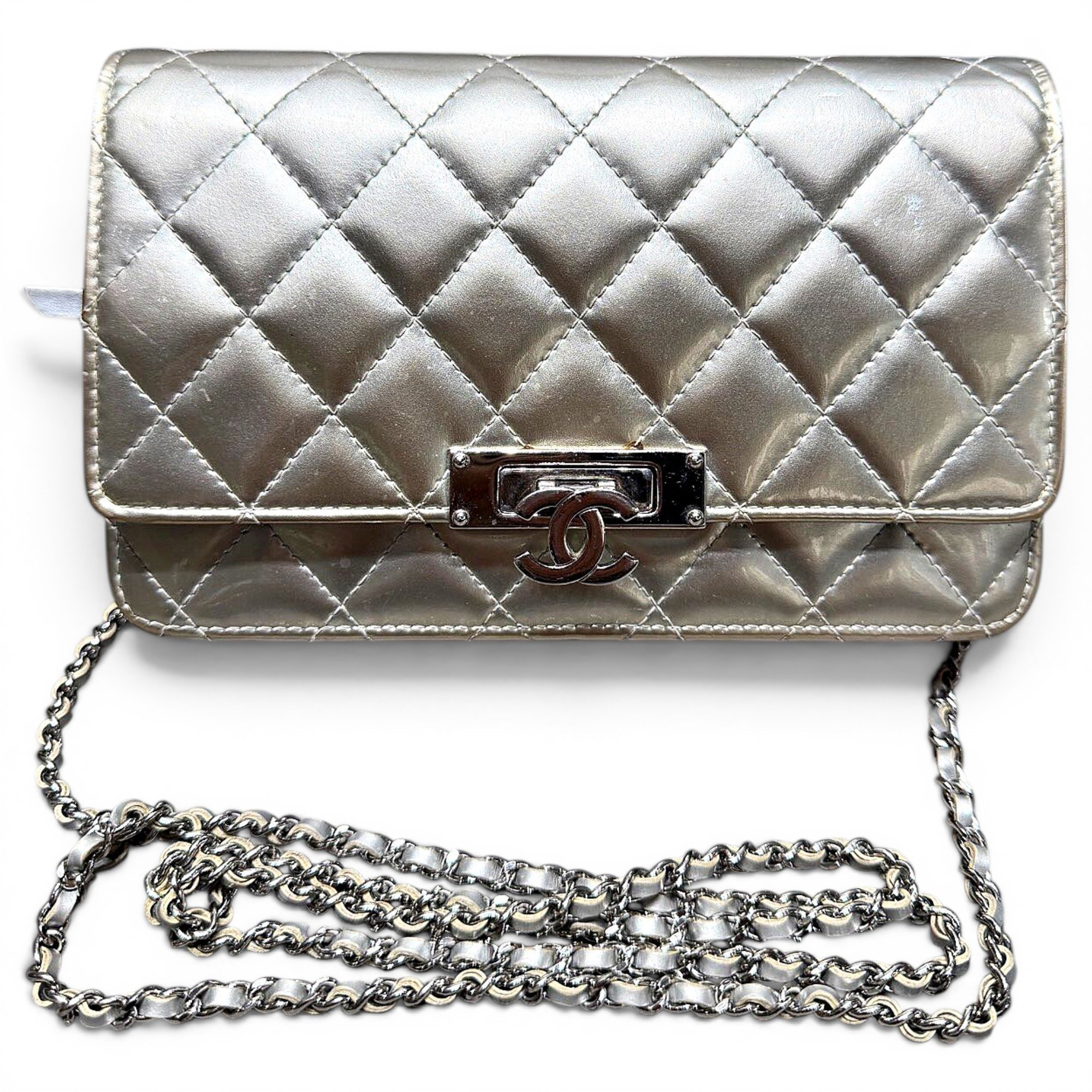Wallet On Chain Boy leather crossbody bag