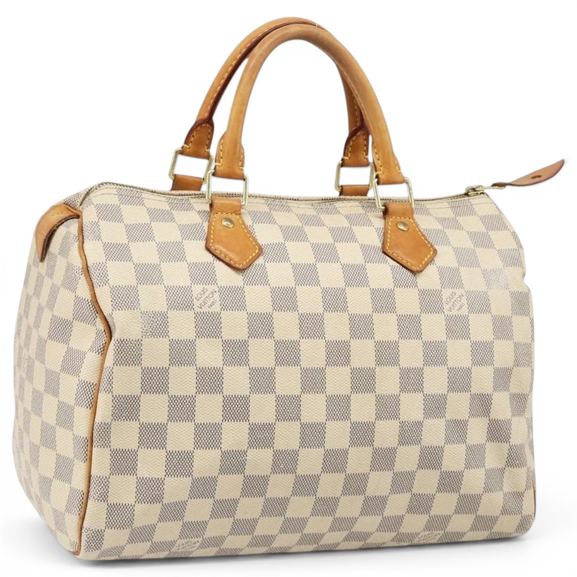 Speedy leather bowling bag
