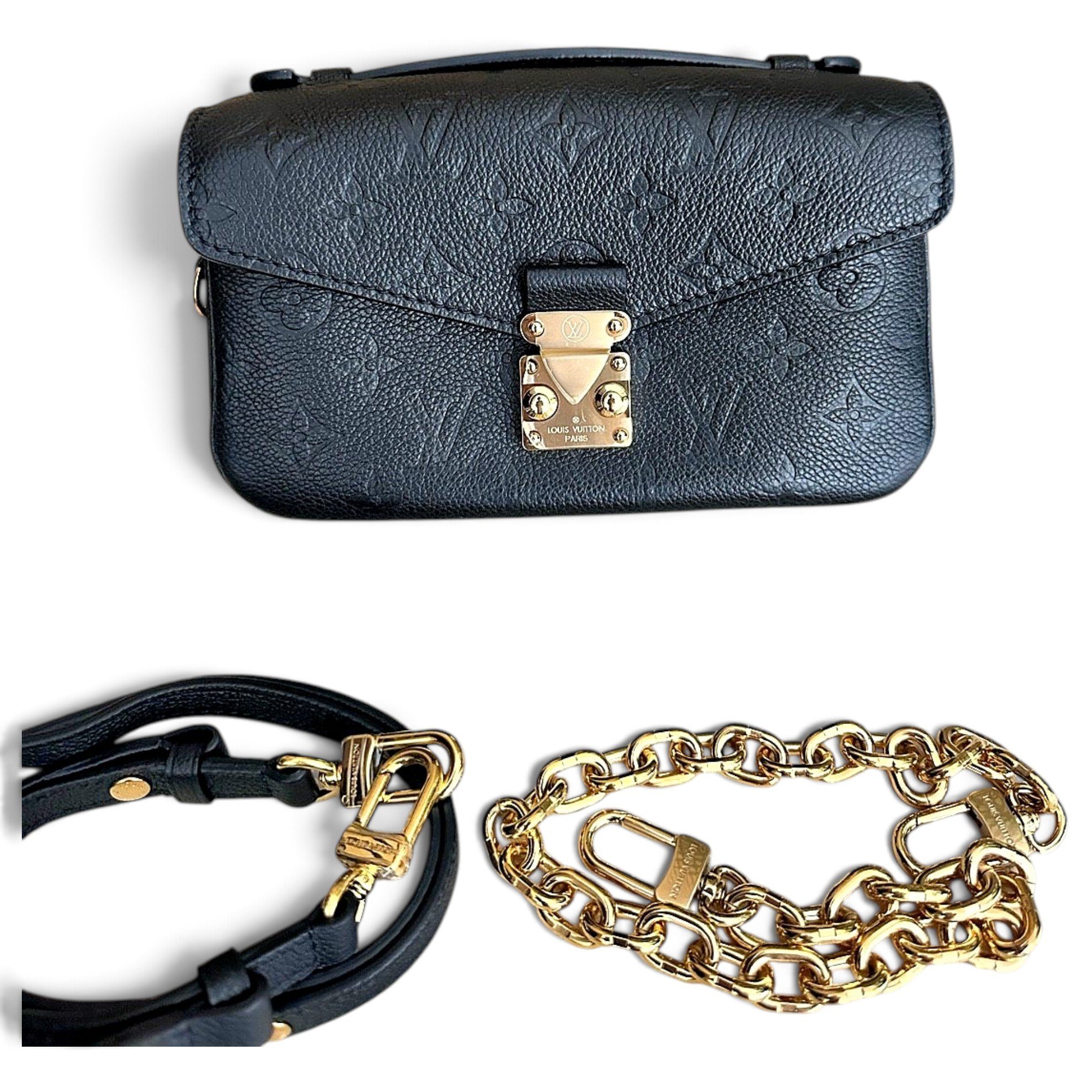 Metis East West leather crossbody bag