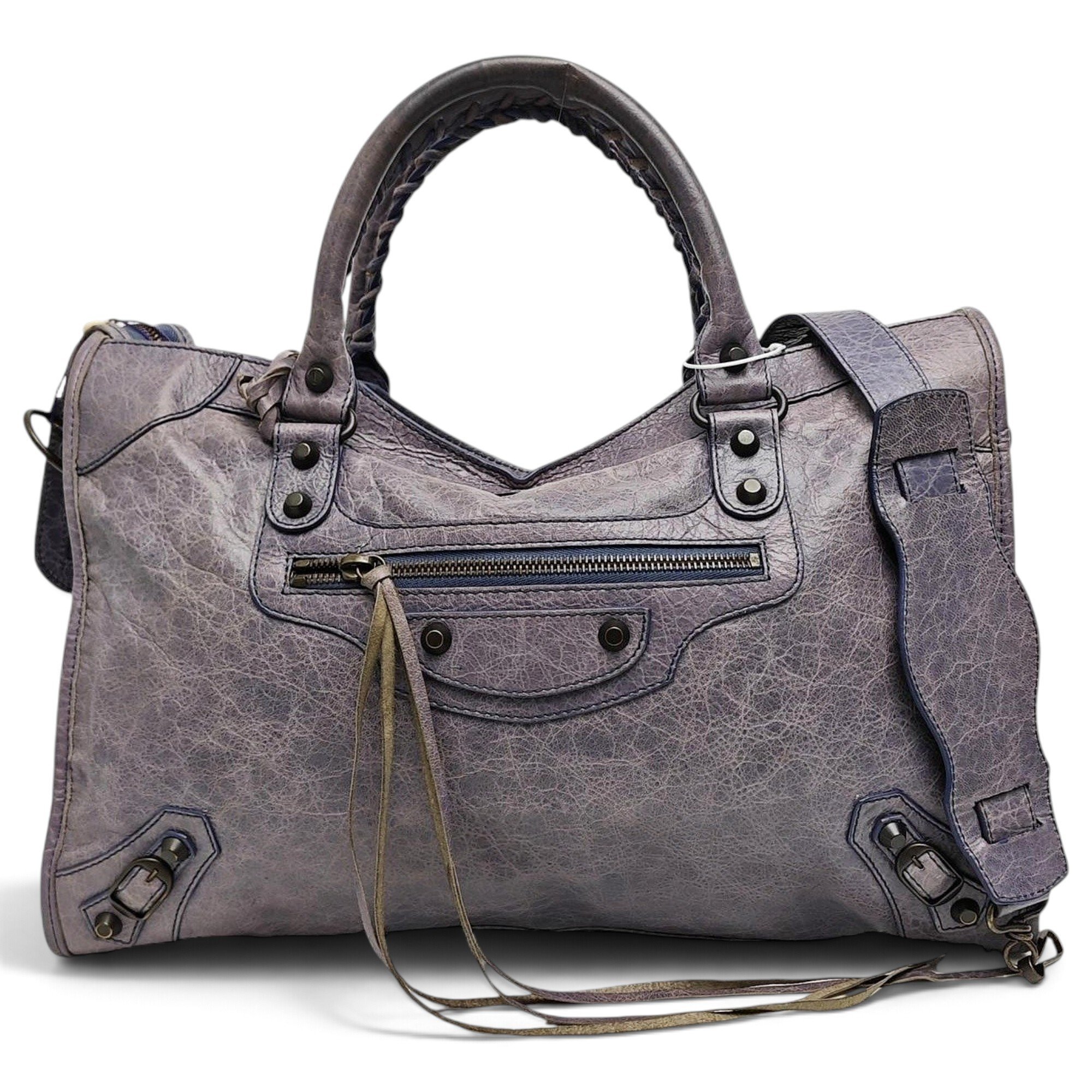 Leather handbag
