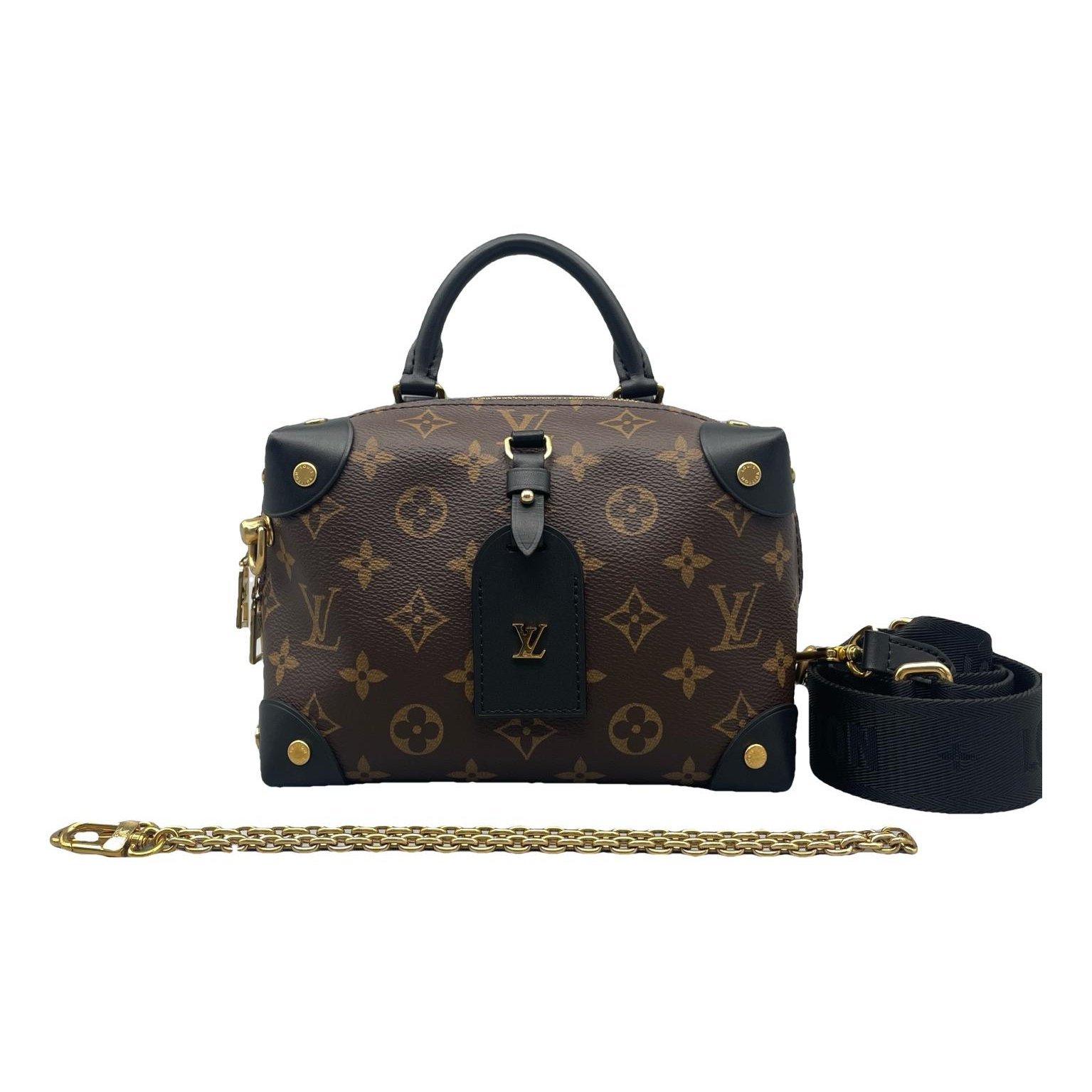Louis Vuitton Petite Malle Souple leather handbag