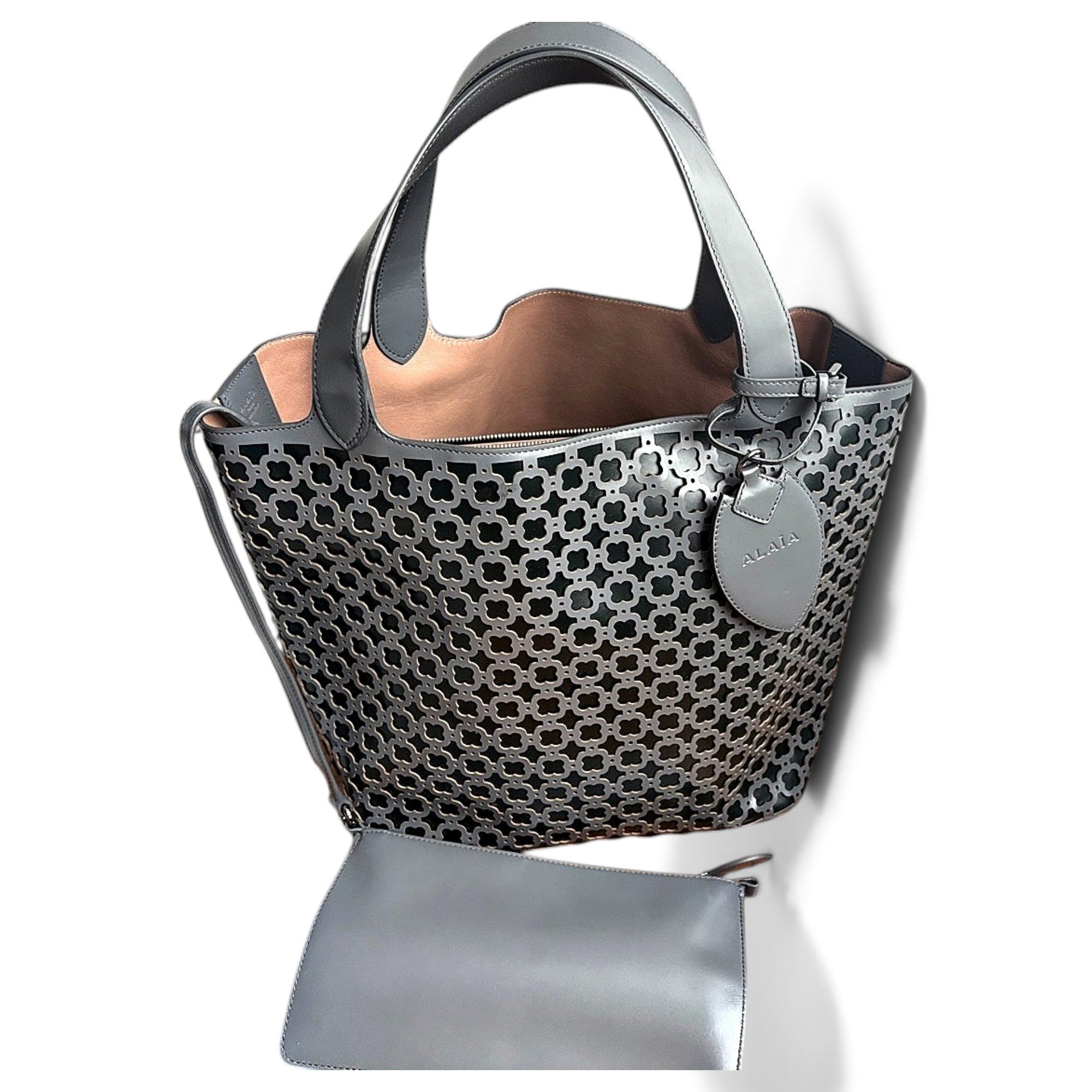 Leather tote