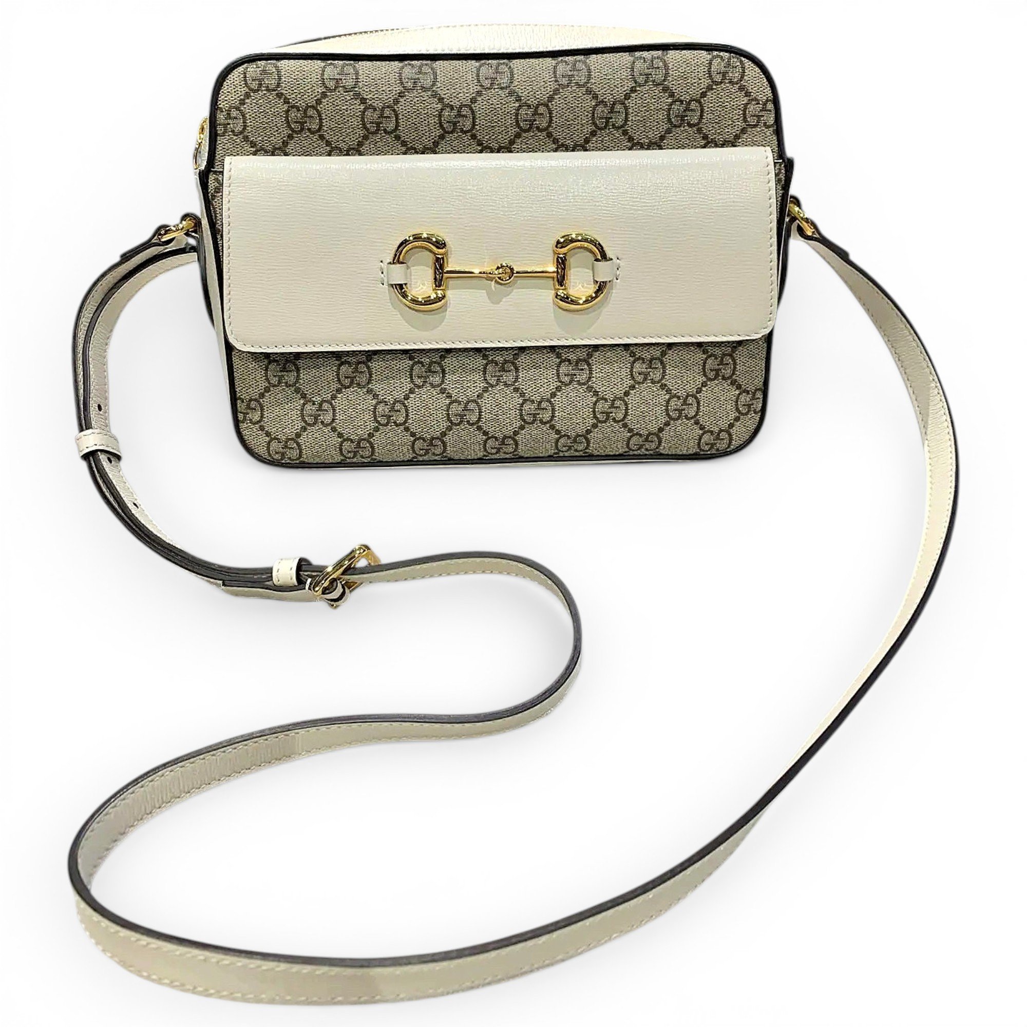 Horsebit 1955 vinyl crossbody bag