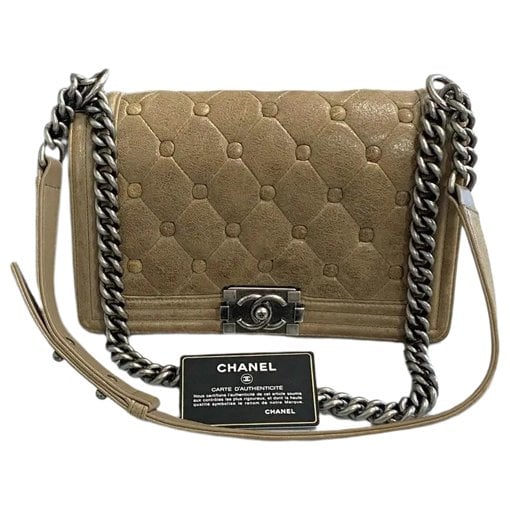 Boy leather crossbody bag