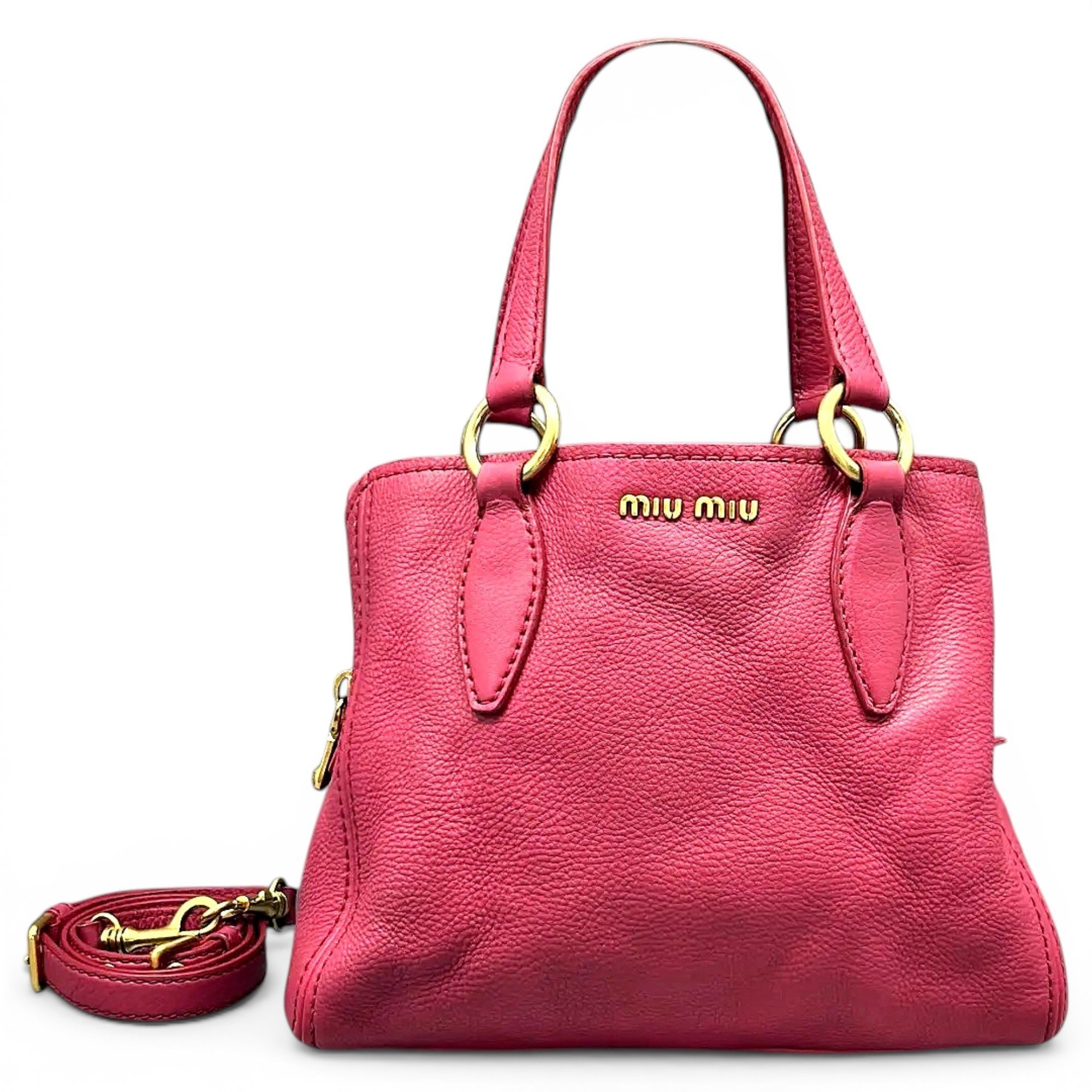 Leather handbag