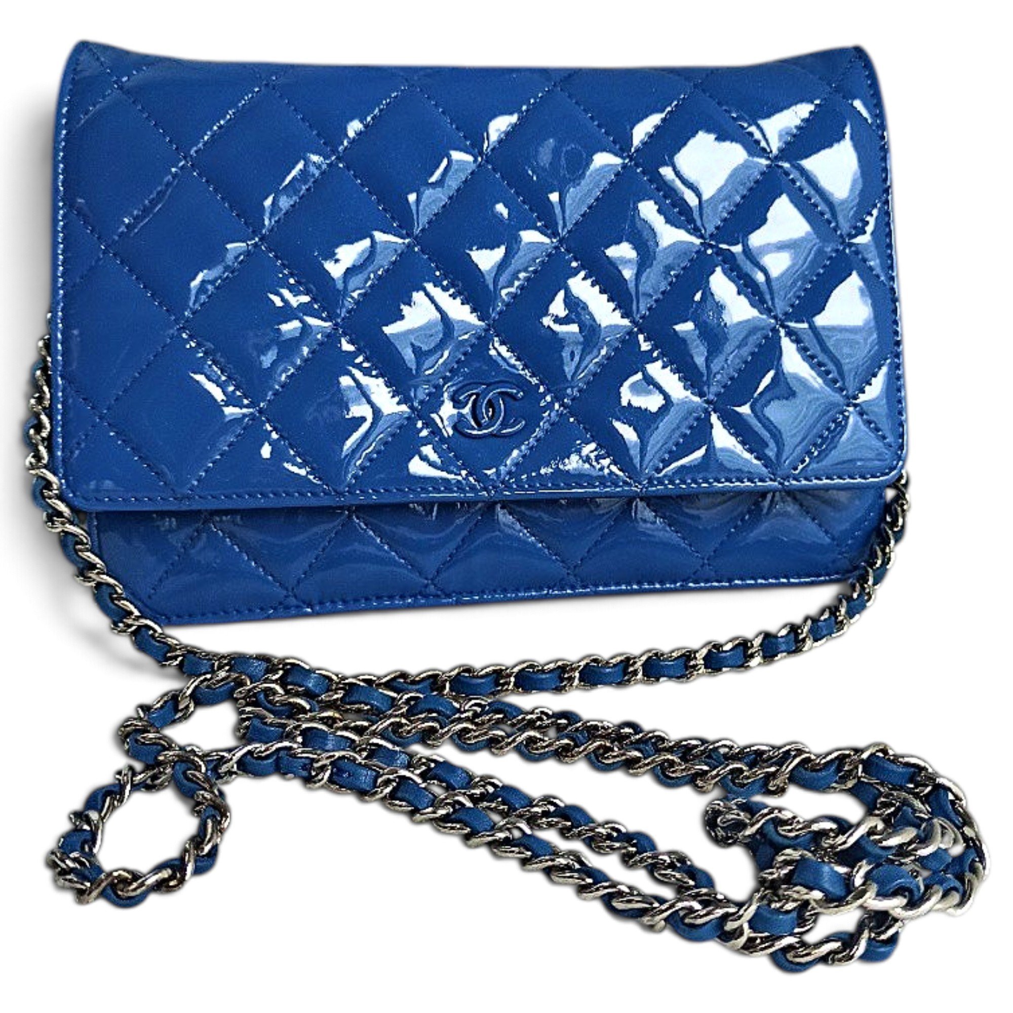 Wallet On Chain Timeless/Classique patent leather crossbody bag