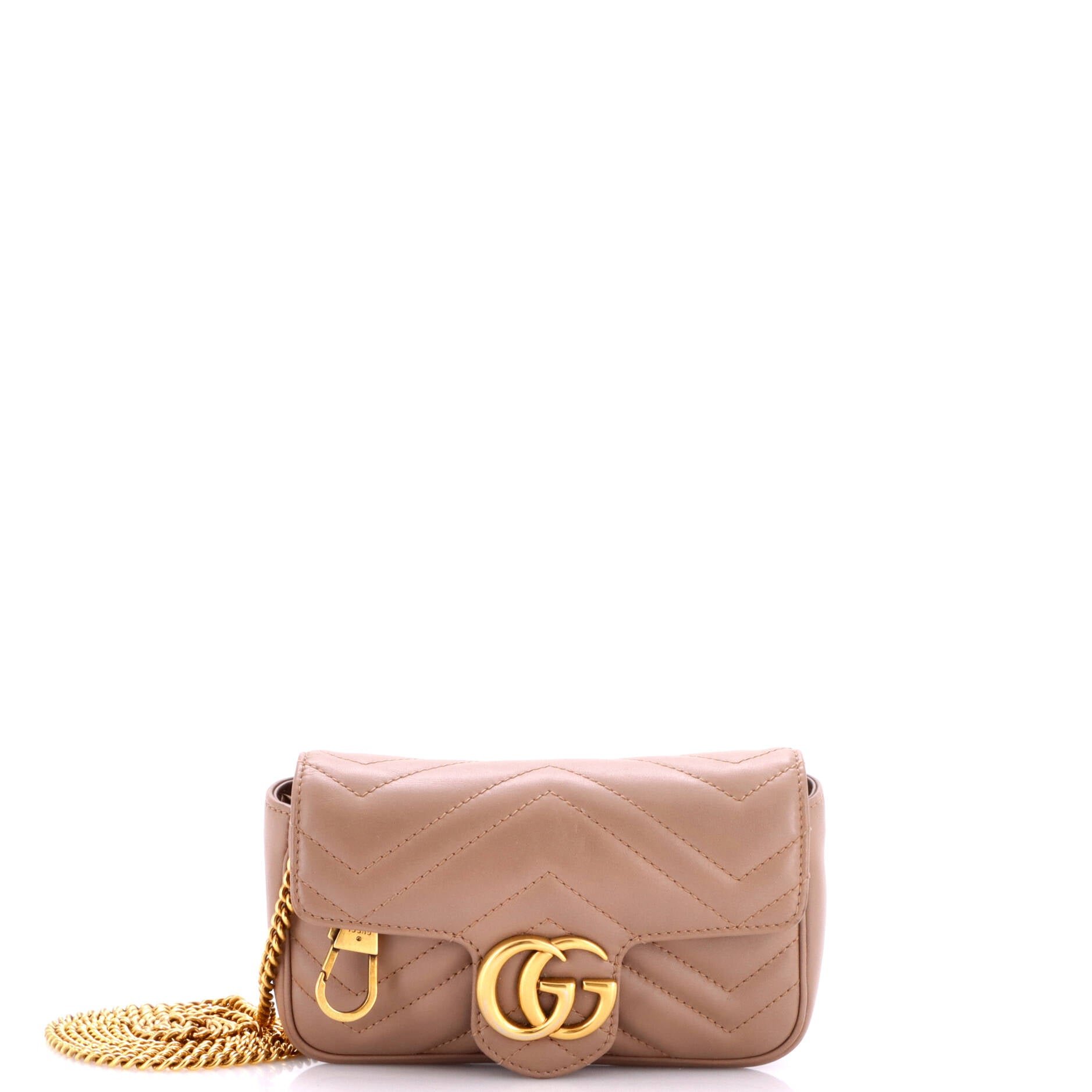 GG Marmont Flap Bag Matelasse Leather Super Mini