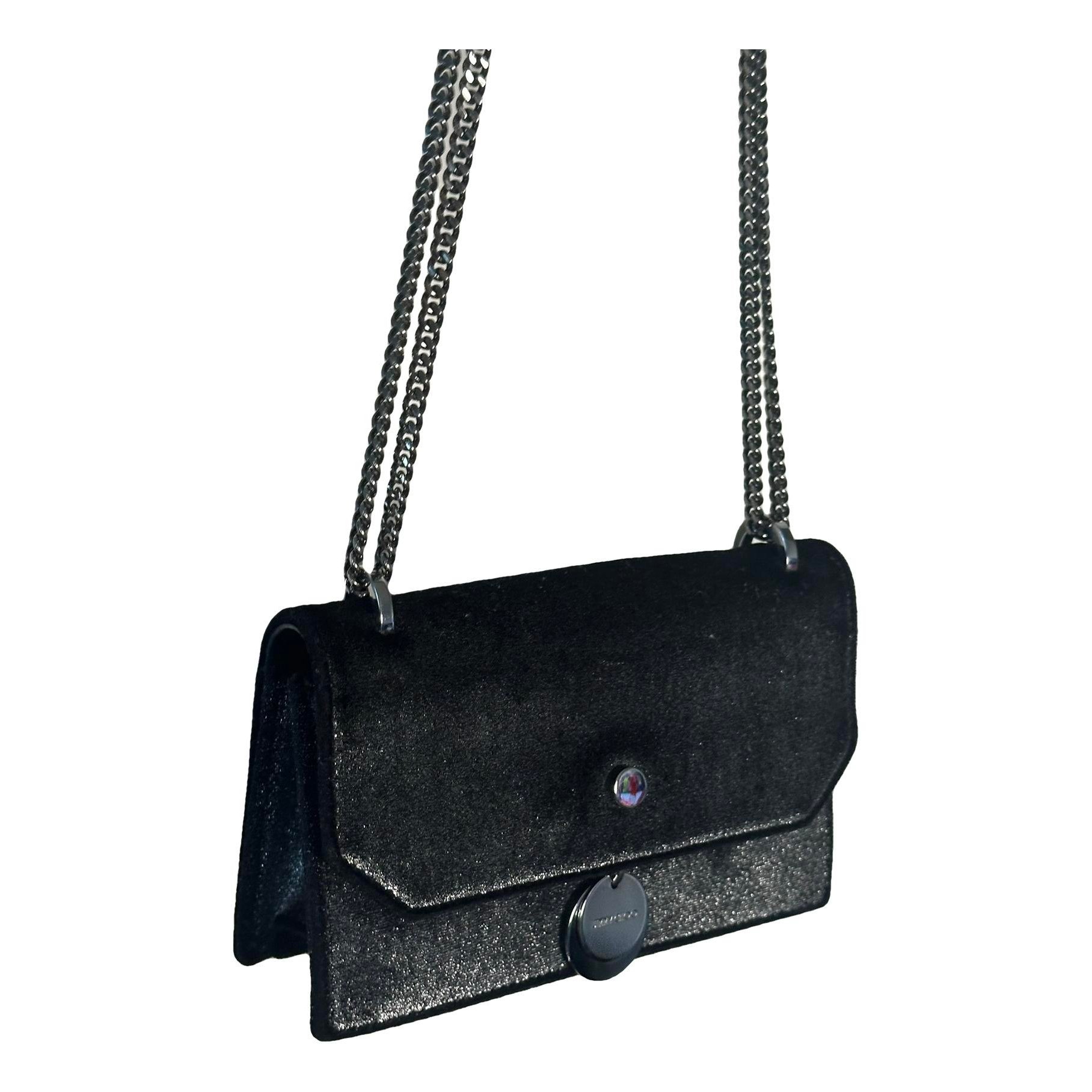 Velvet handbag