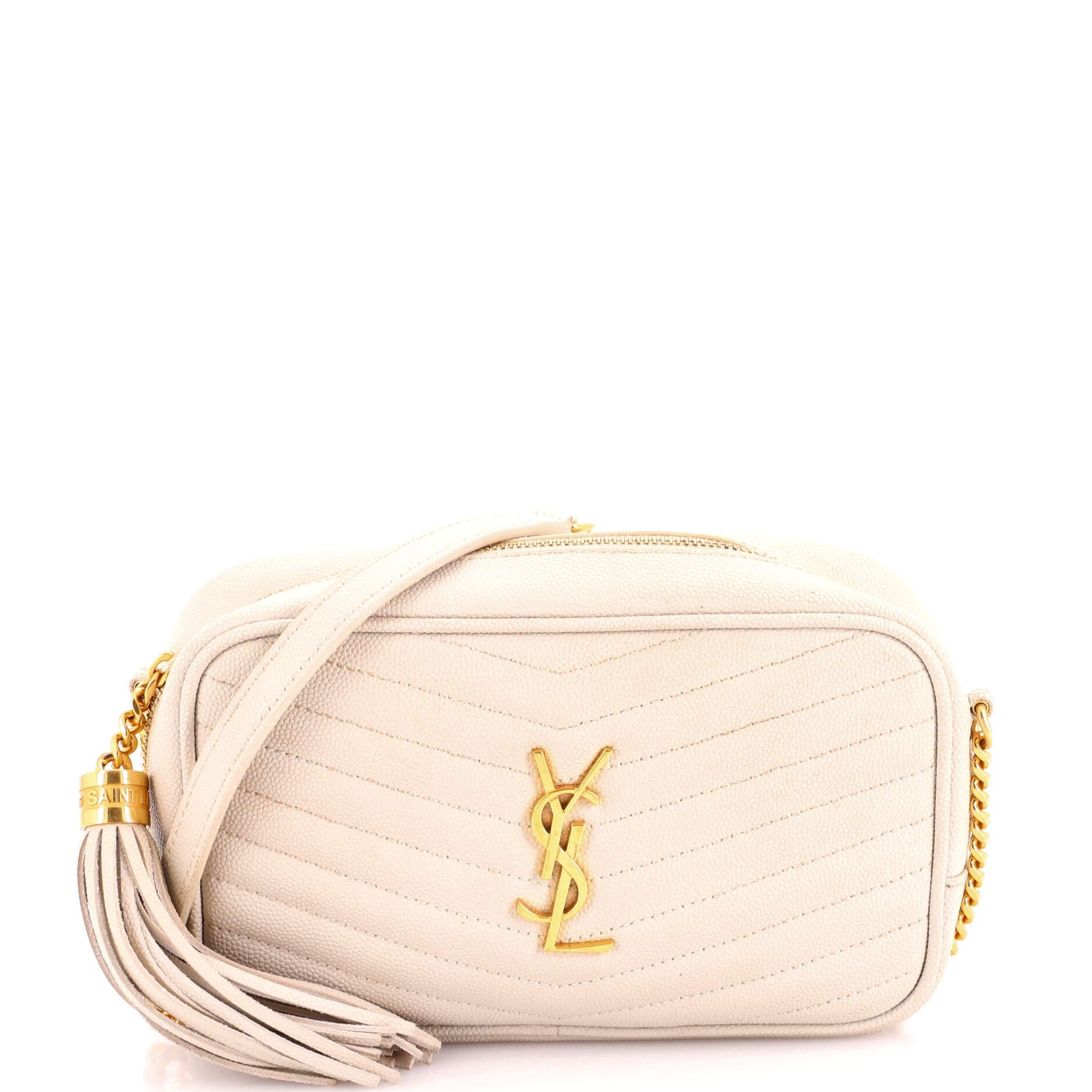 Lou Camera Bag Matelasse Chevron Leather Mini