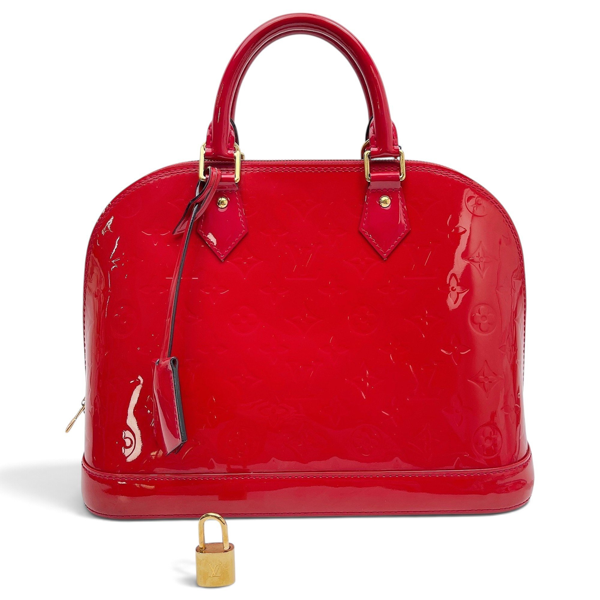 Alma patent leather handbag