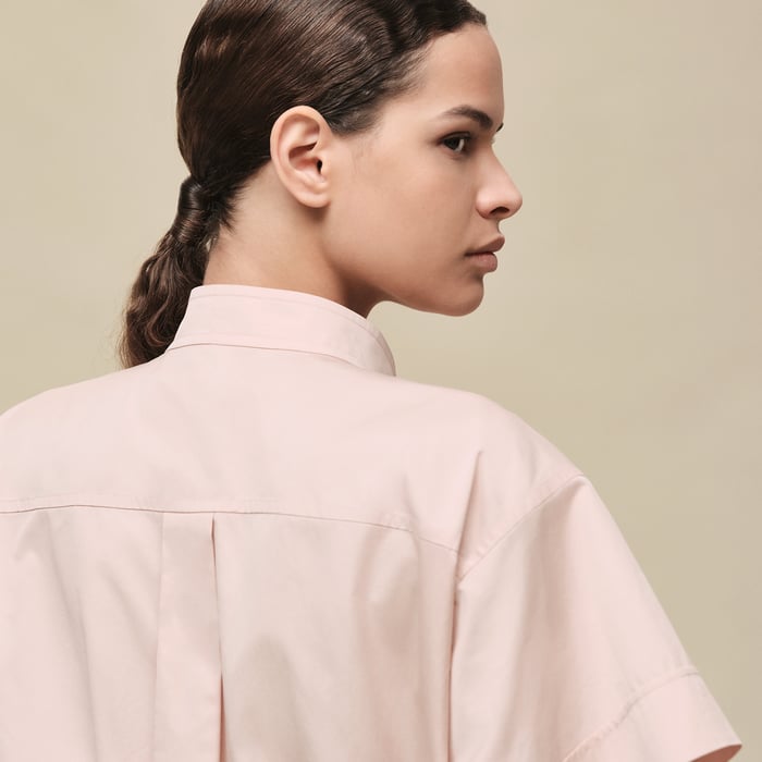 Rose Palomino Drawstring Shirt