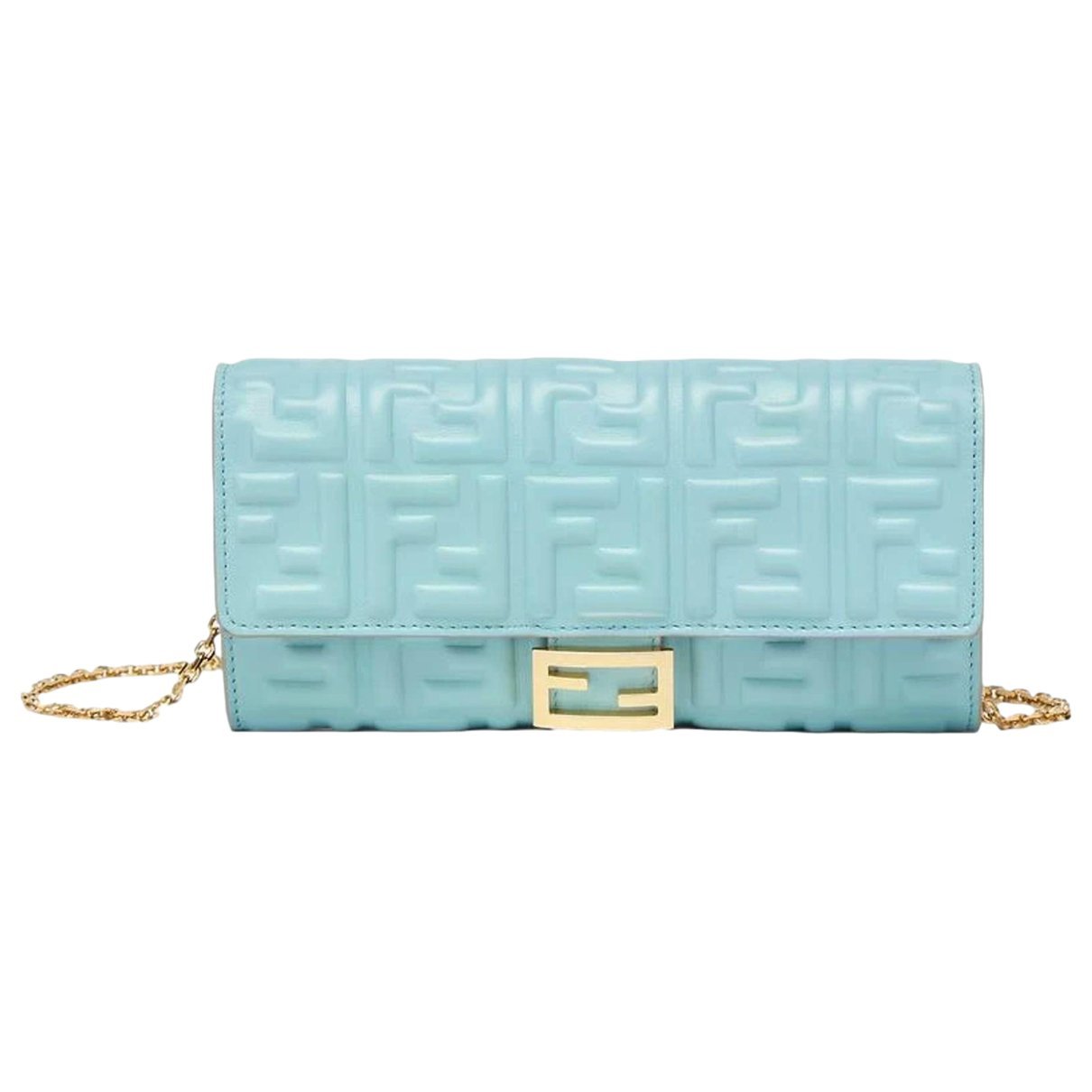 Wallet On Chain leather crossbody bag