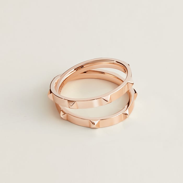 Sans Coloris Hermès Clou d'H Ring, Large Model
